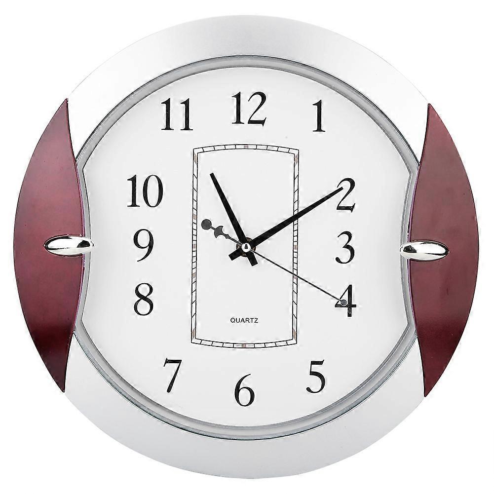 Simple Silent Quartz Wall Clock Large Size, Wall Decor For Home Office And Bedroom, Quiet Movement