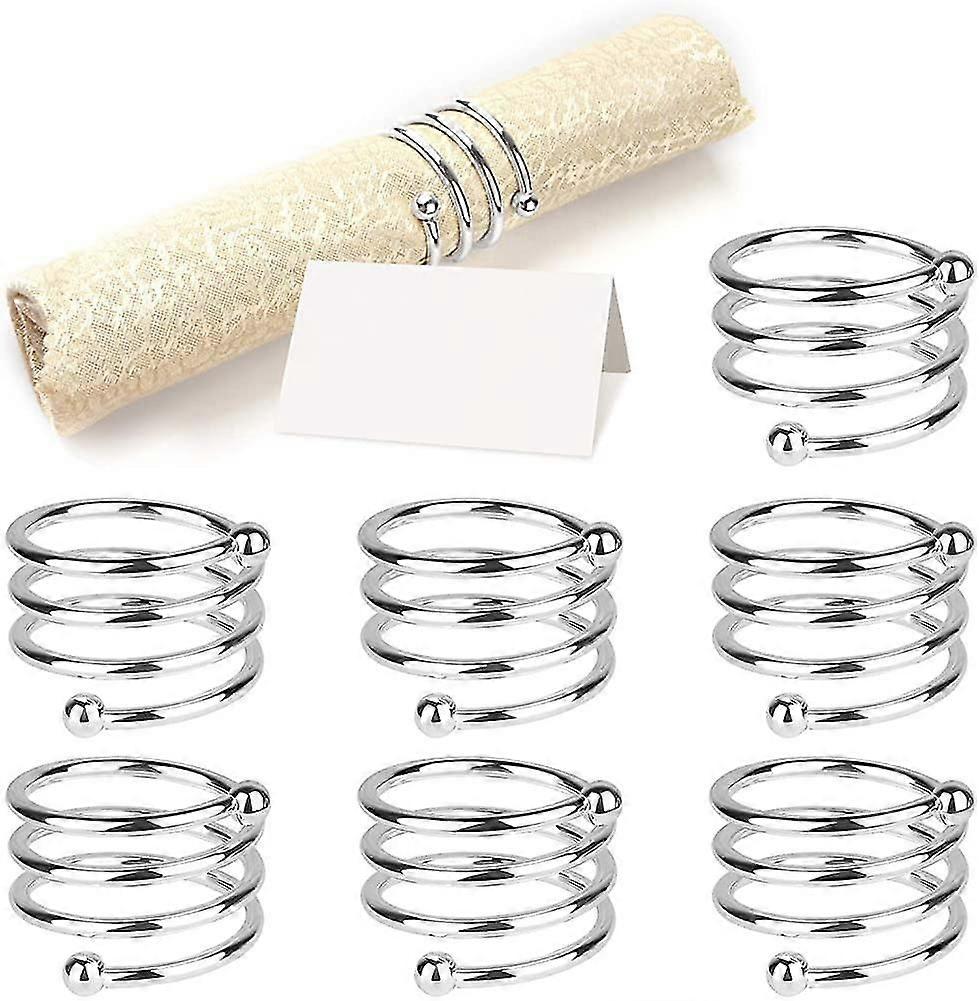ナプキンリング、8 PCs装飾ナプキンリングセットスムーズナプキンリング家族