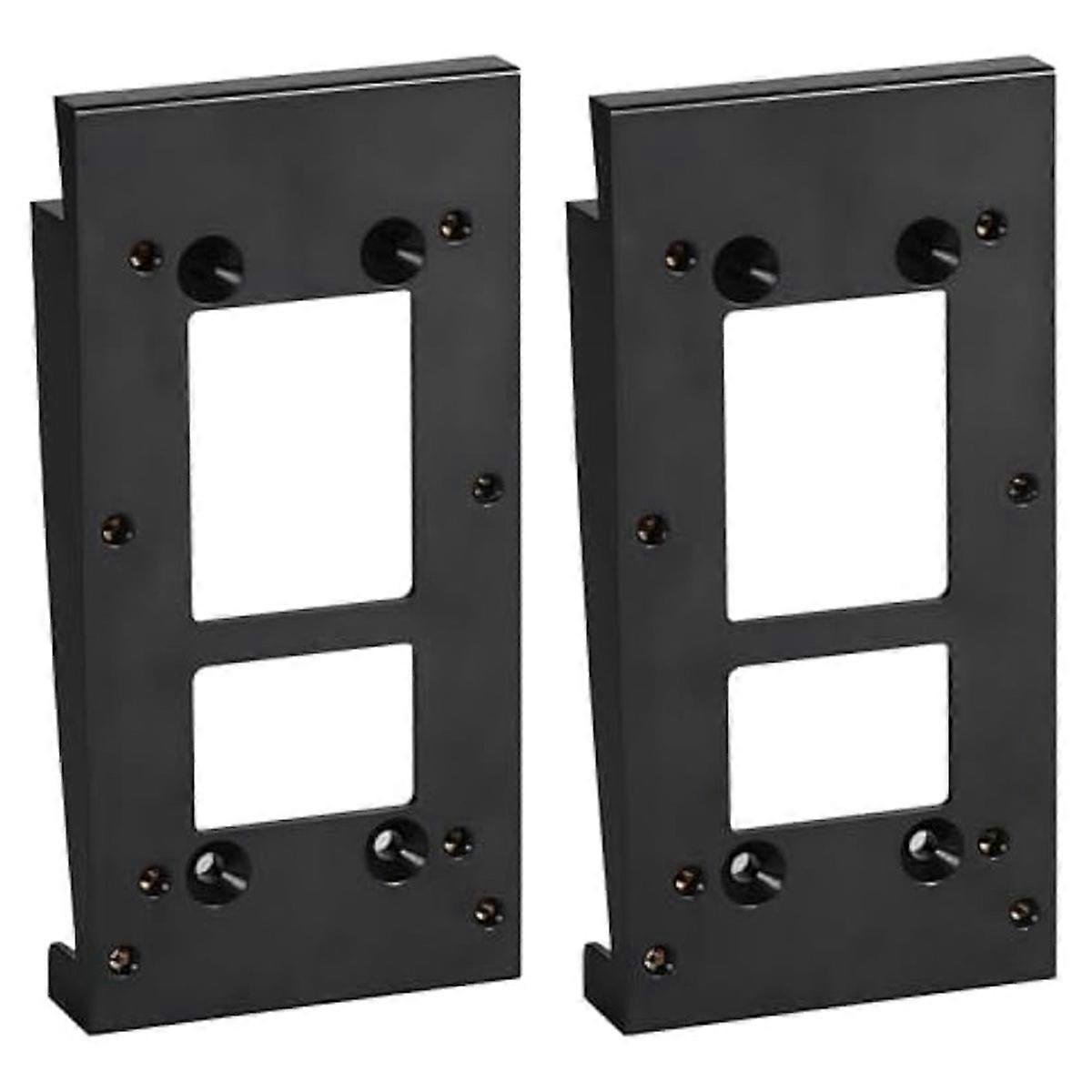 2pcs乙烯基壁板门铃安装乙烯基壁板角度调整安装架用于环形视频门铃2 （202