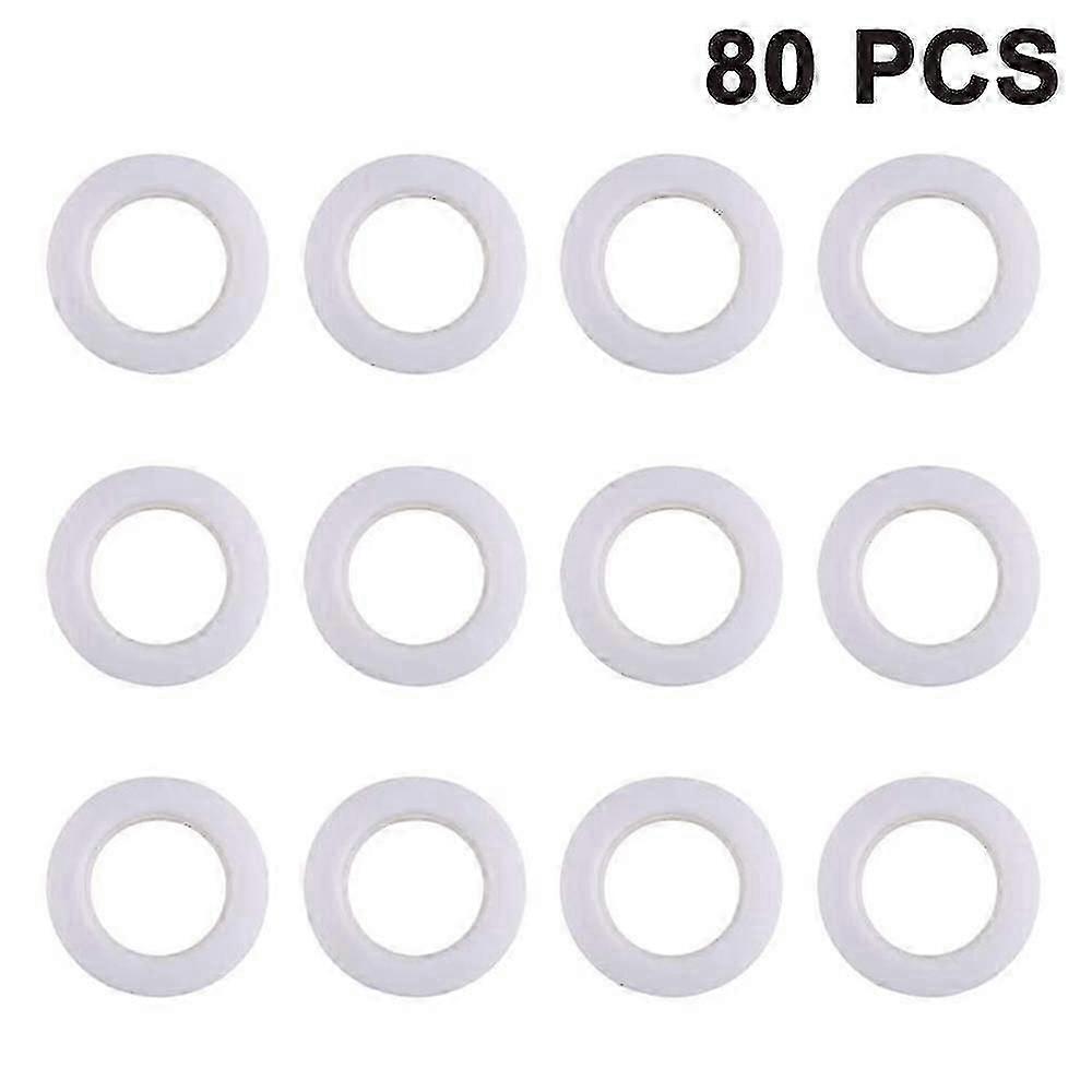 80pcs Curtain Grommet, Curtain Eyelet Rings Clips Inner Diameter-m