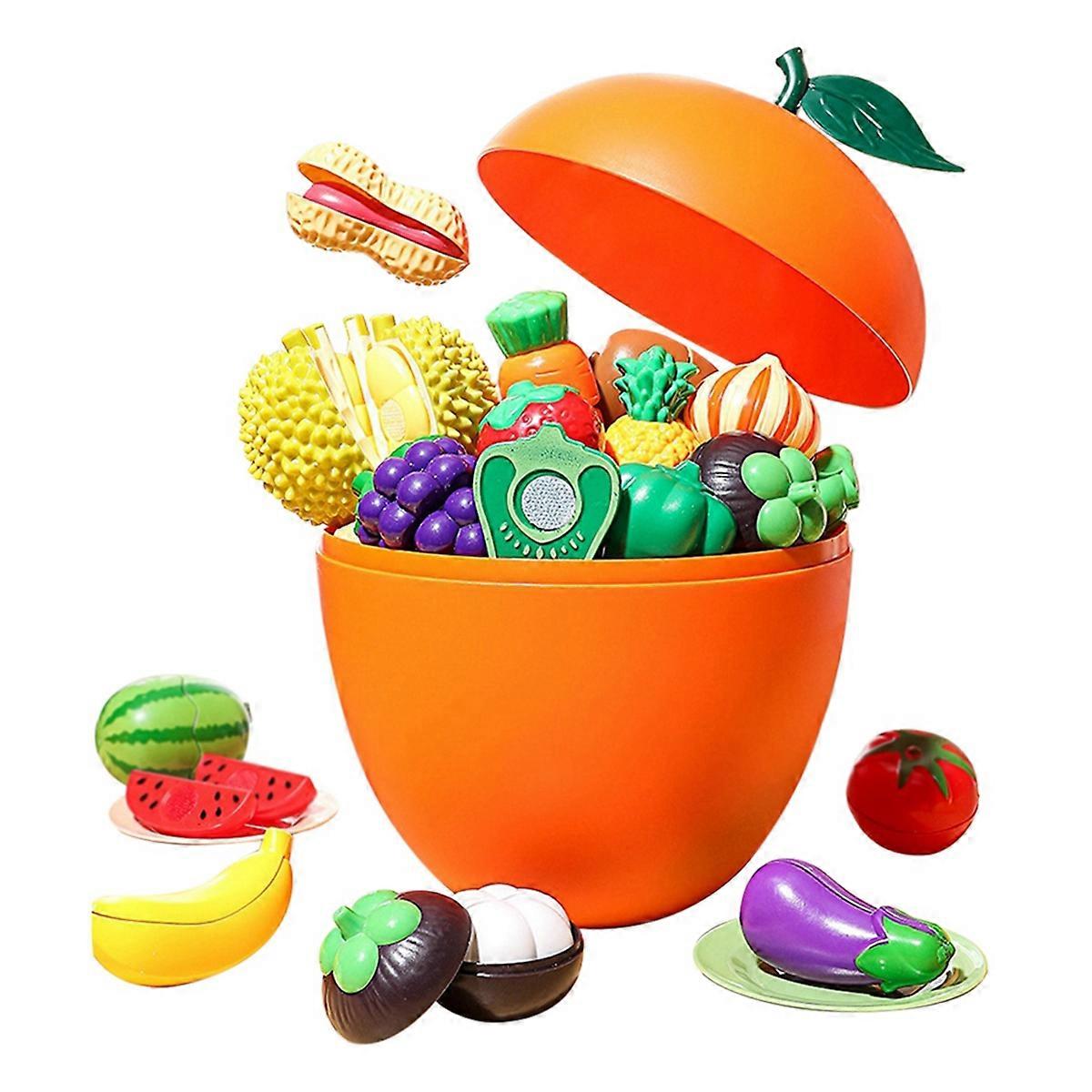 Children Fruits and Vegetables Toys Education Interactive Game Toys B