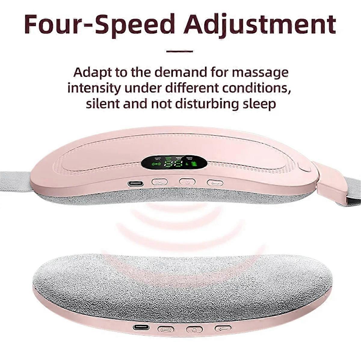 Menstrual Heating Pad Abdominal Massager Smart Warm Palace Belt, B