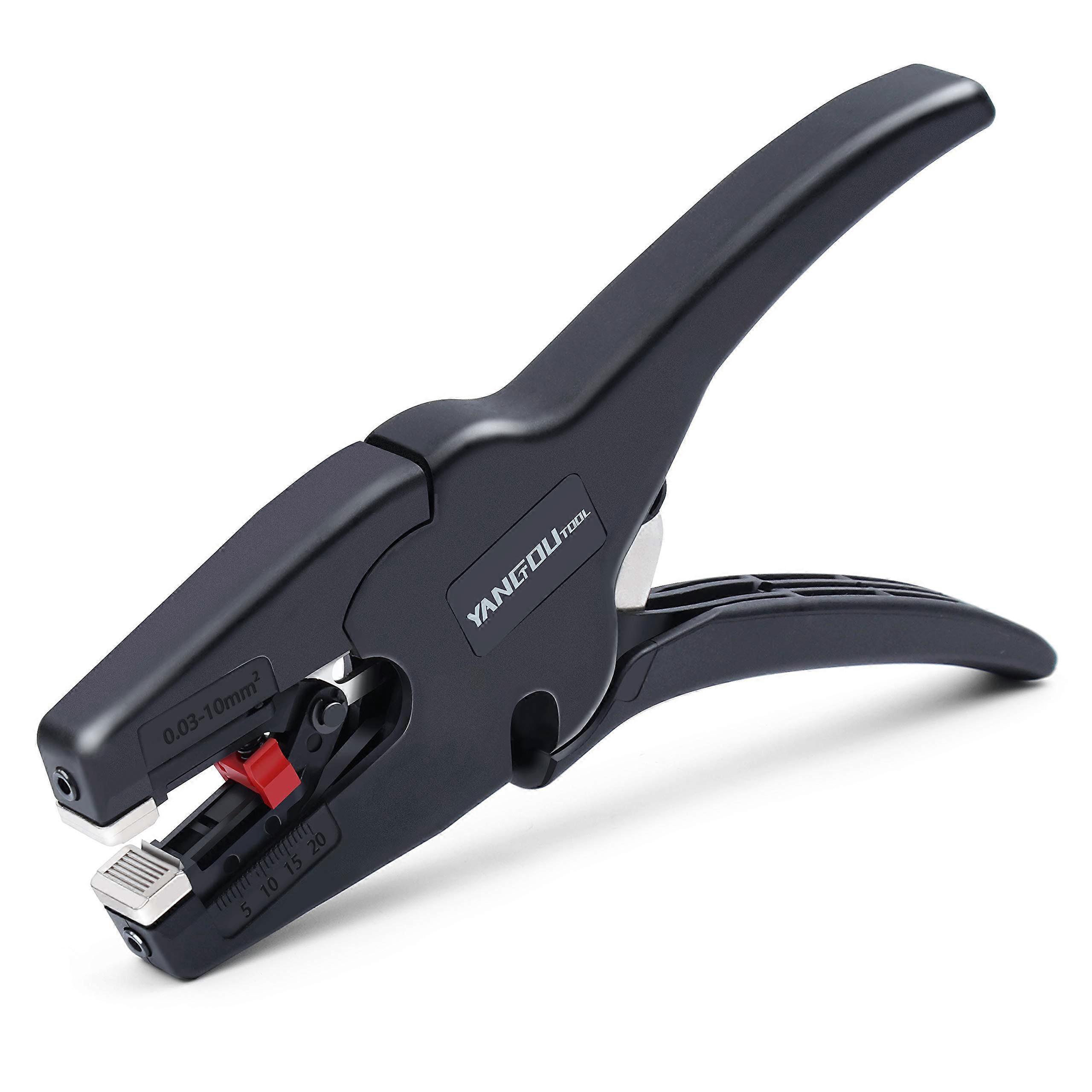 Automatic Wire Stripper and Cutter Heavy Duty, Adjustable Wire Gauge, Ergonomic Handle, Professional Tool
