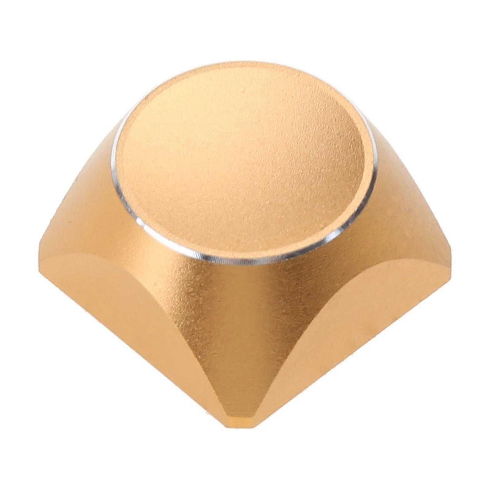 1Piece Aluminum Not Engraving Blank Keycap XDA Profile Height Multicolor Backlits for Key Keycap for Switches  Gold