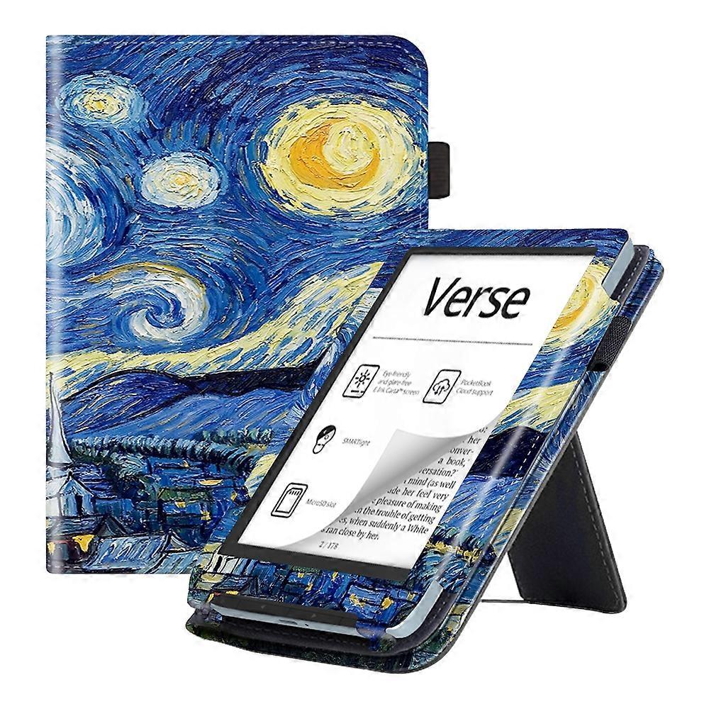 Painted Calfskin Smart Leather Tablet Case