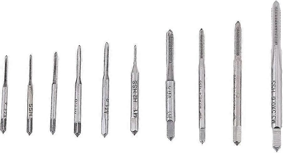 10pcs Mini Tapping Screws Metric Threaded Taps Tap Tap Hand Machine Taps