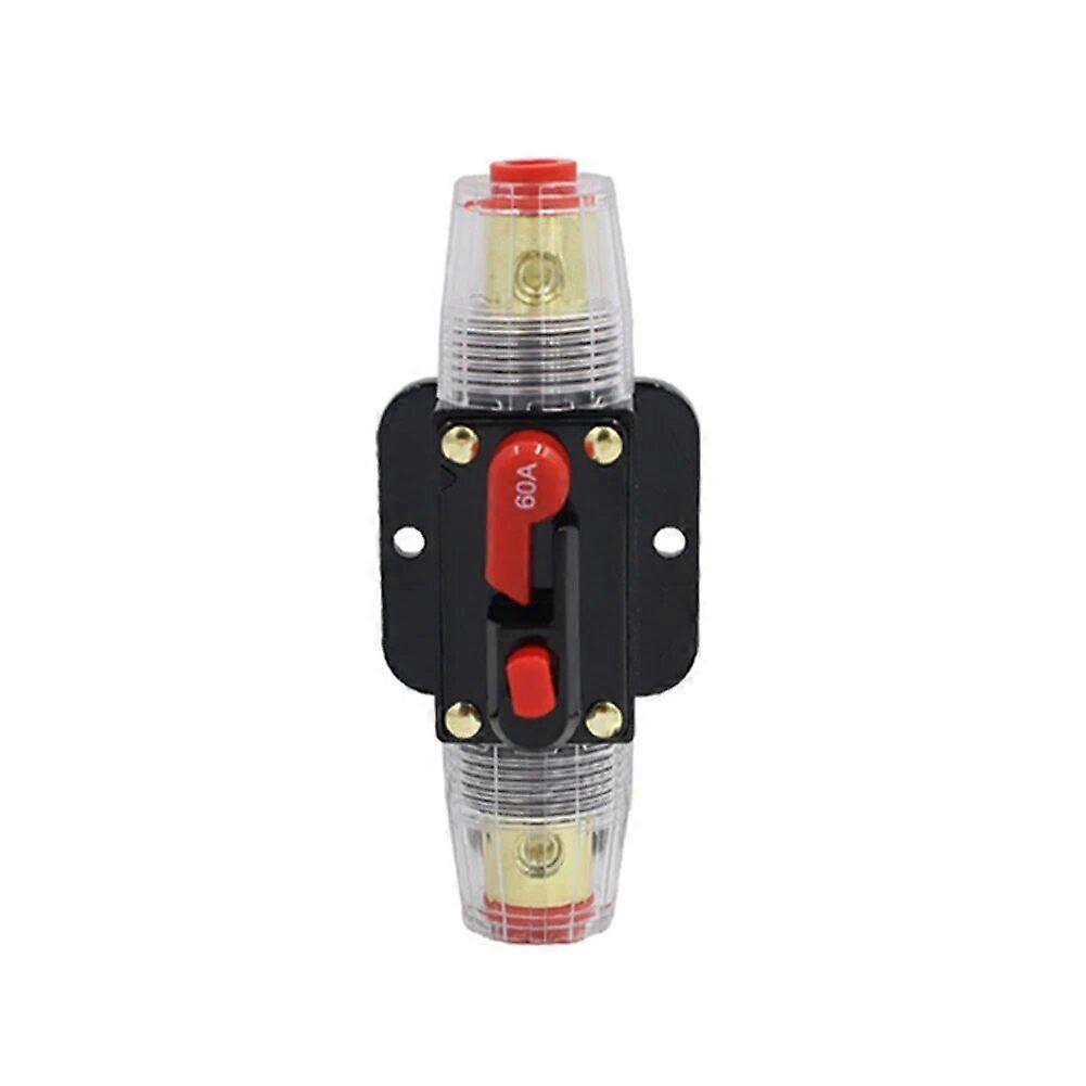30A 40A 50A 60A 80A 100A 125A 150A Auto Truck Audio Self-Recovery Fuse Circuit Breaker 12V 24V DC Audio Retrofit Circuit Protect