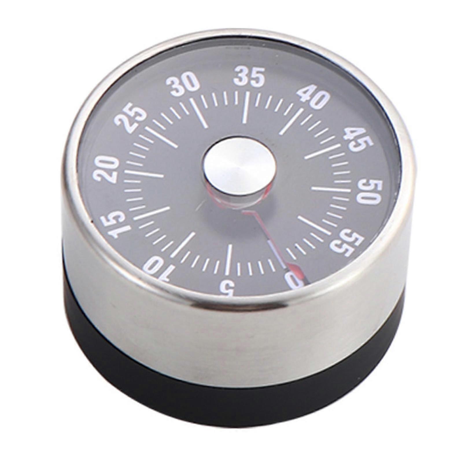 Mechanical Timer with Magnets 60-Minute Visual Timer Manual Time Management Tool for Cooking