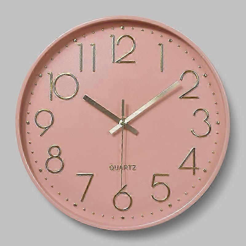 Wall Clock 12-inch Silent Non-ticking Wall Clock