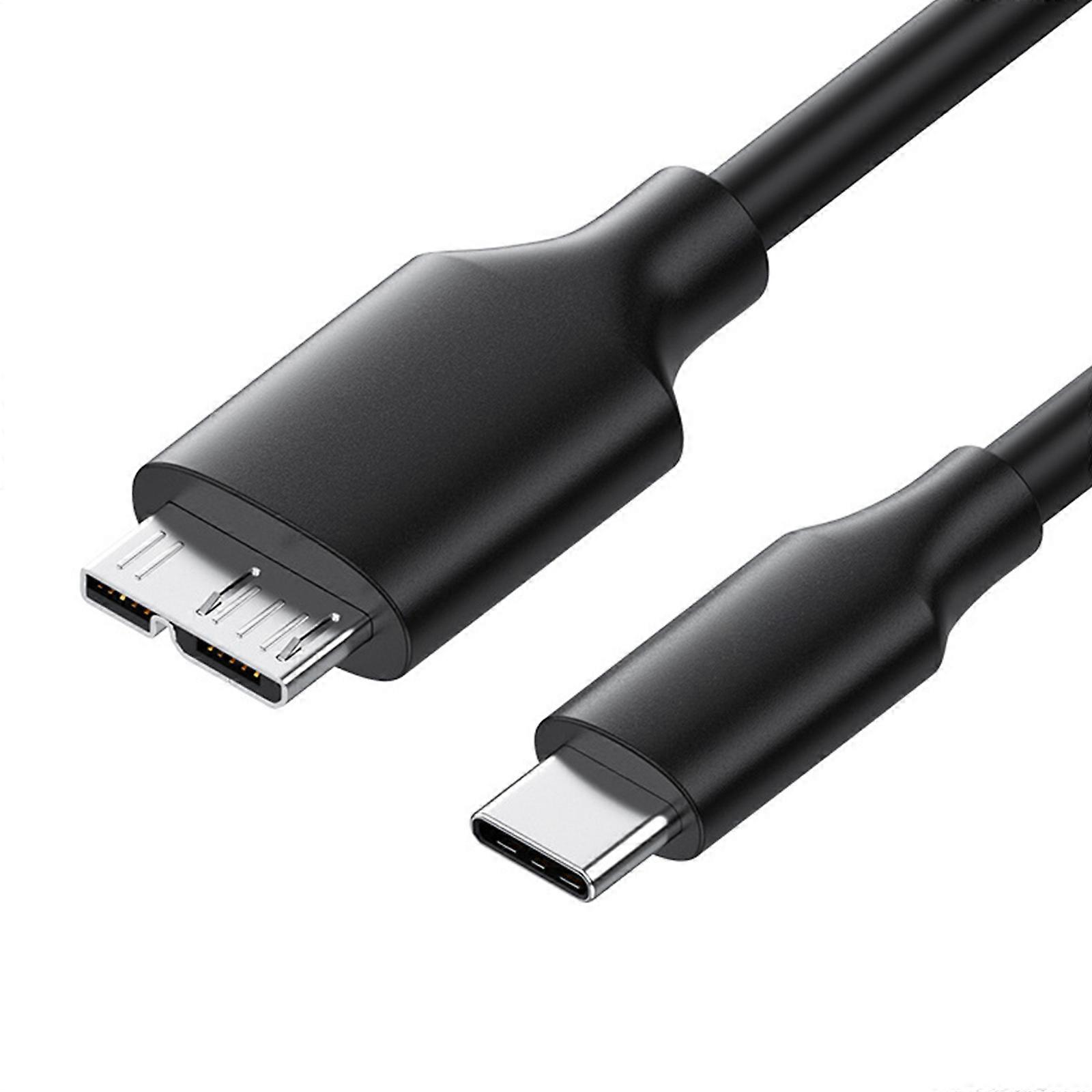 Mobil Sabit Sürücü Kablosu USB C - B 3.0 Kablo Tip C - B Adaptör PC Telefon Harici Sabit Disk