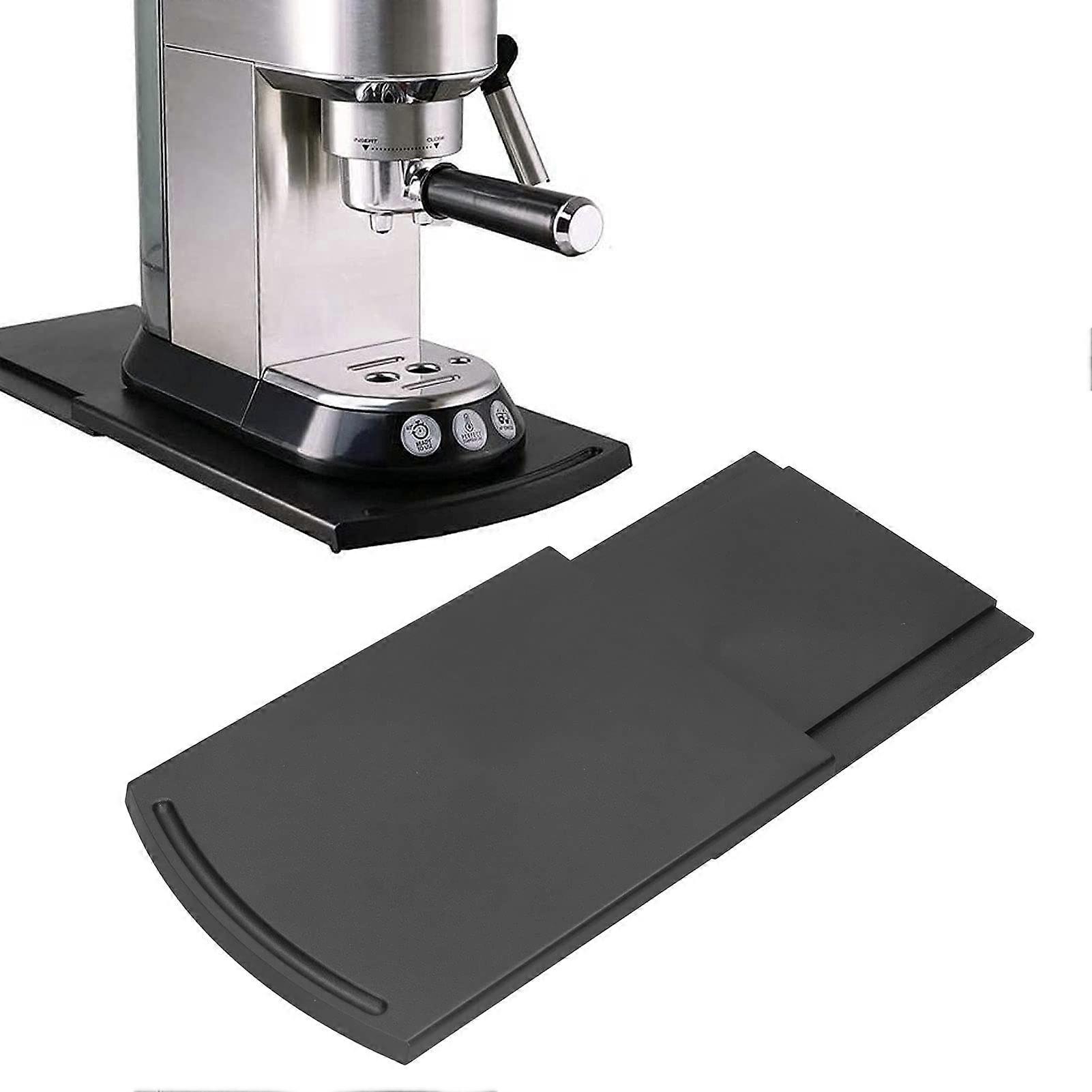 Sliding Coffee Machine Mat - Movable Coffee Machine Base Tray, Sliding Shelf for Kitchen Appliances, Countertop Storage Solution