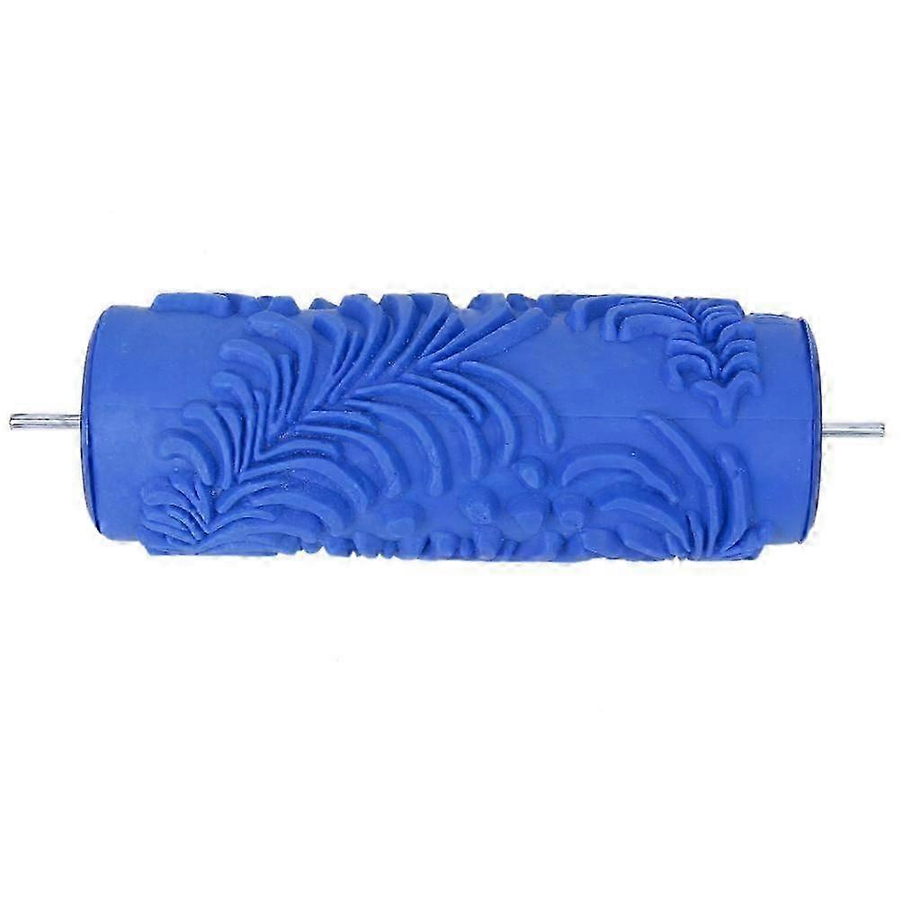 Embossed Flower Texture Wall Painting Roller Tool for DIY Decoration