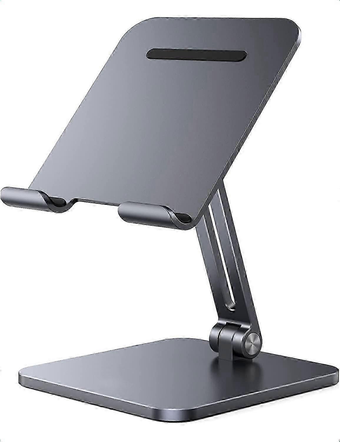 Adjustable tablet stand compatible with ipad, aluminum tablet stand compatible with desktop