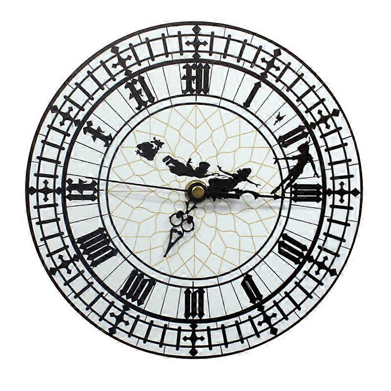 Wall Clock Round Quartz Clock Battery Power Home Decorative Clocks