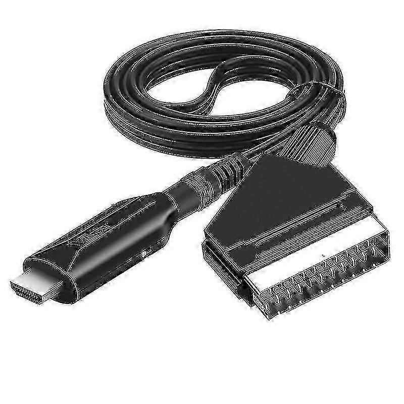 محول متوافق مع Scart To HDMI قم بتوصيل وتشغيل ملحقات الصوت مع توافق قوي ل