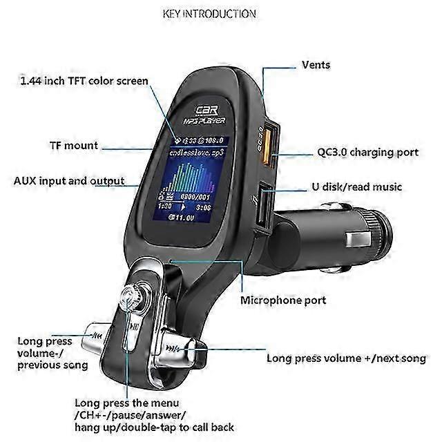 Bluetooth Bluetooth Receiver Car Accessories Car Intelligent System Electronics Car Accessories Music Adapter
