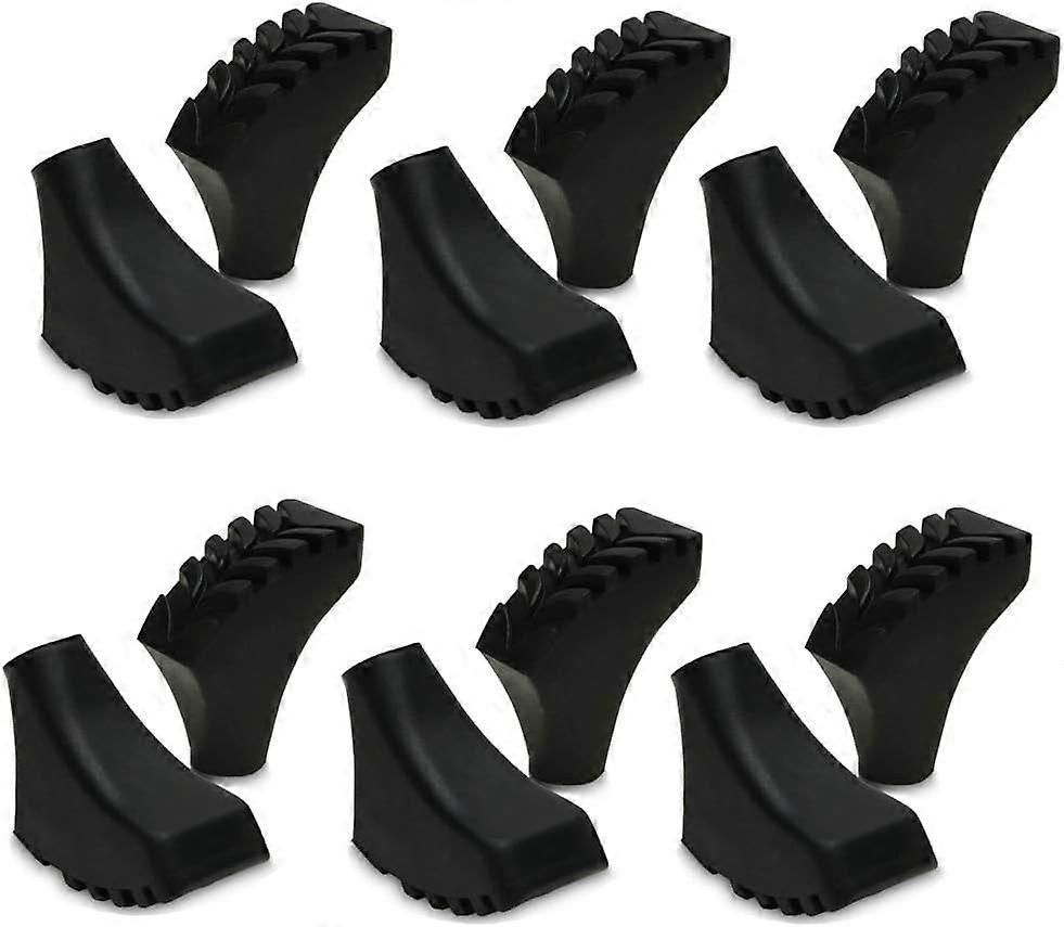 12Pcs/6Pairs Nordic Walking Pole Pads for Hiking