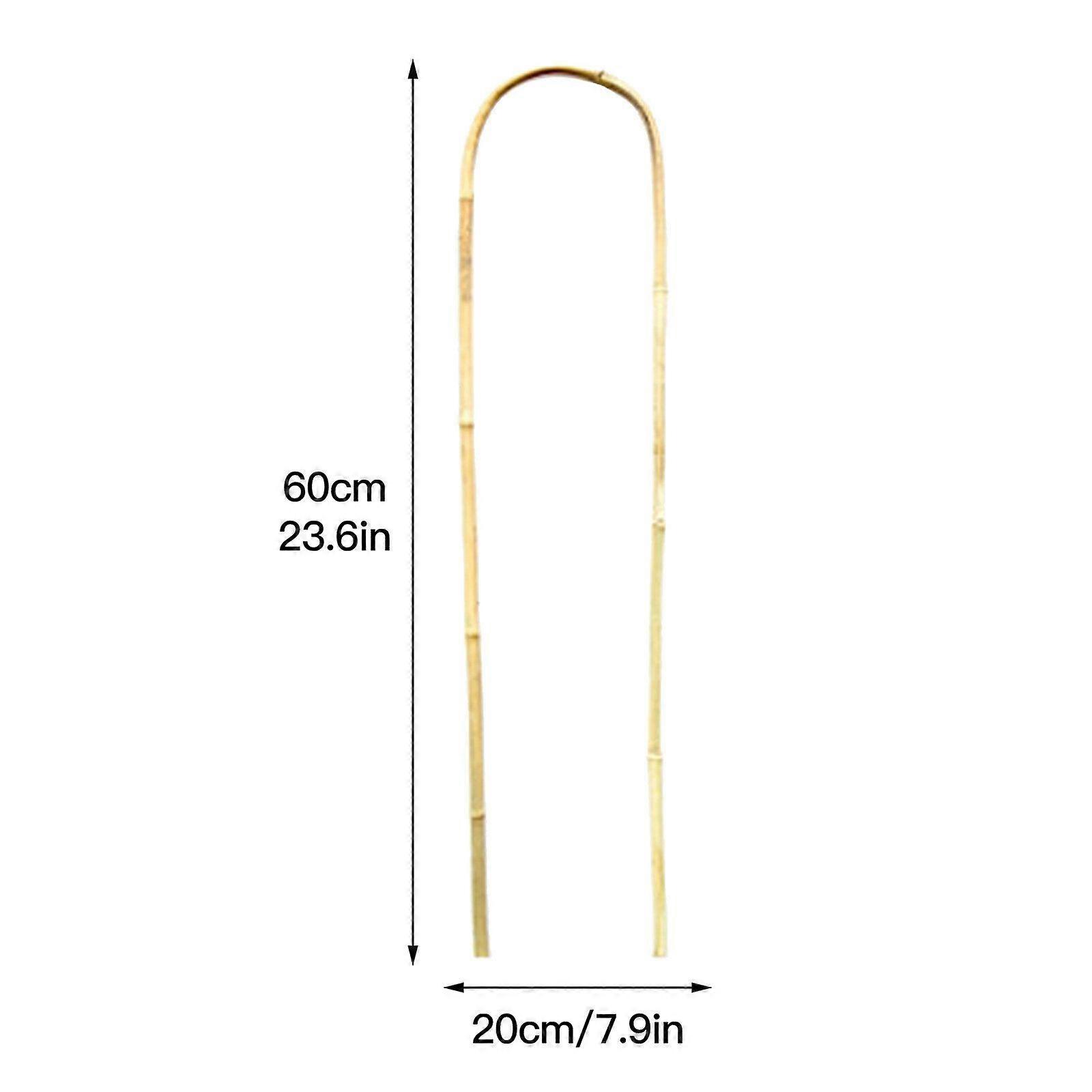 2023 New Upgrade Bamboo Hoop Trellis For Potted Plants Climbing Flowers And Vines Big Discount 42%