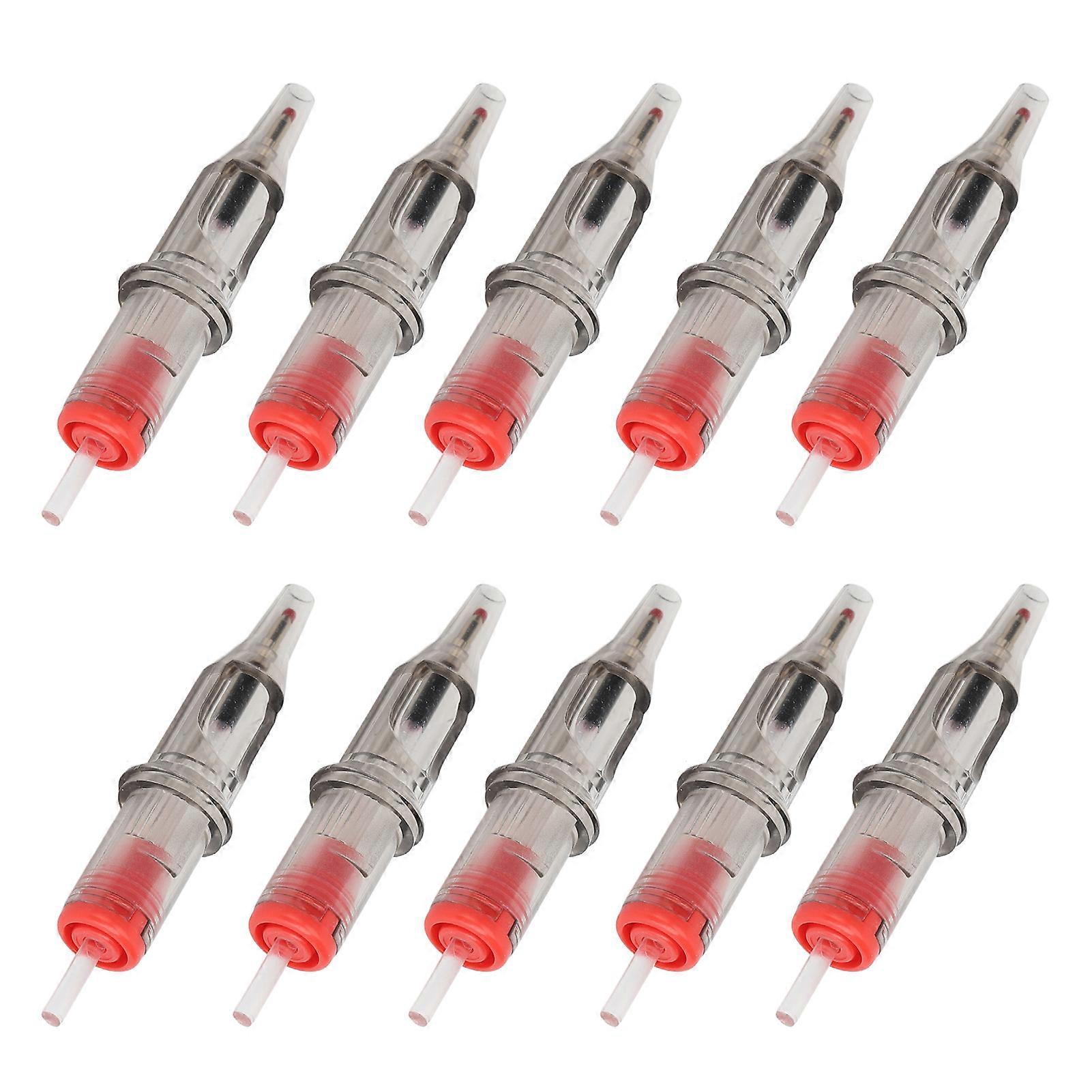 Dragonhawk Ballpoint Cartridges For Tattooing – 10-Pack, Disposable Needle Cartridges