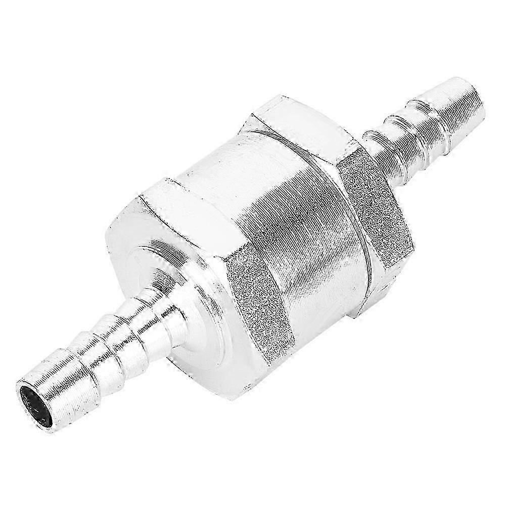 Aluminium Fuel Non Return Check Valve One Way Petrol 6mm
