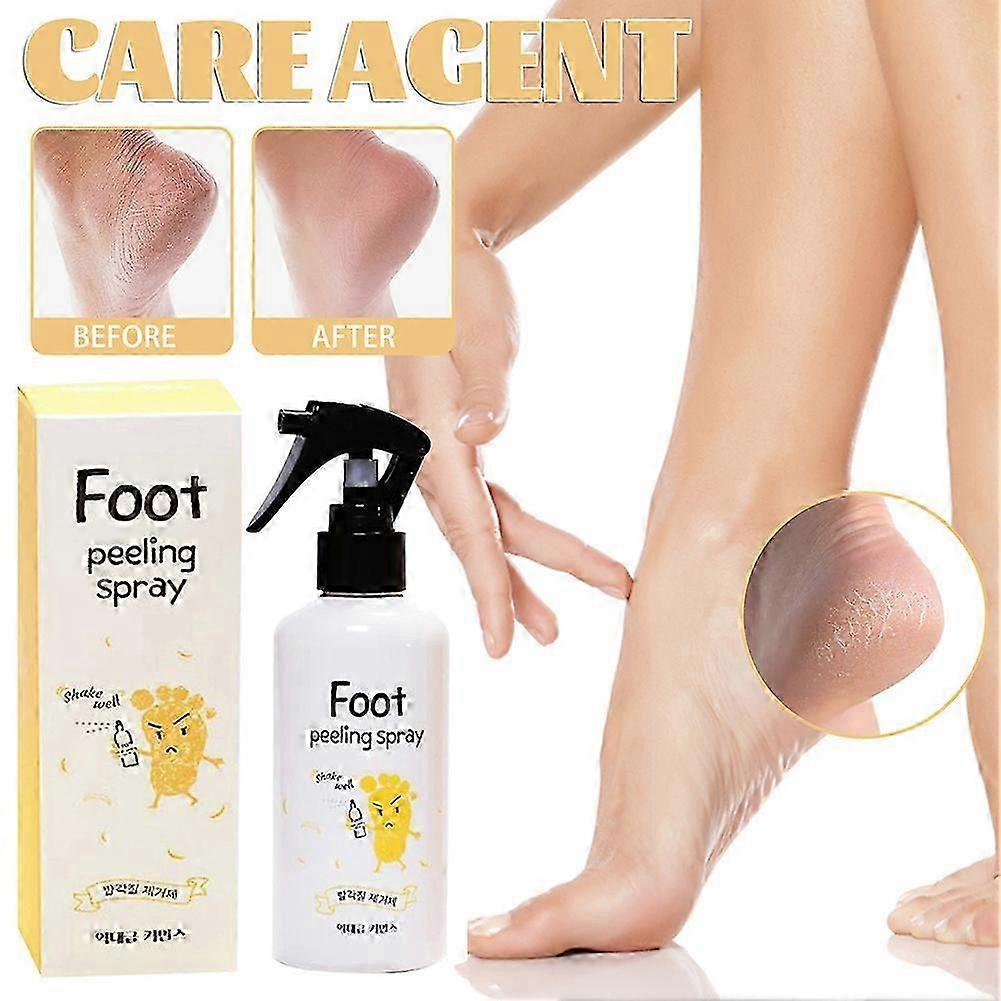 Réparation de l’exfoliation des pieds et spray éclaircissant Éliminer les callosités de la peau morte Traitement de rajeunissement des pieds
