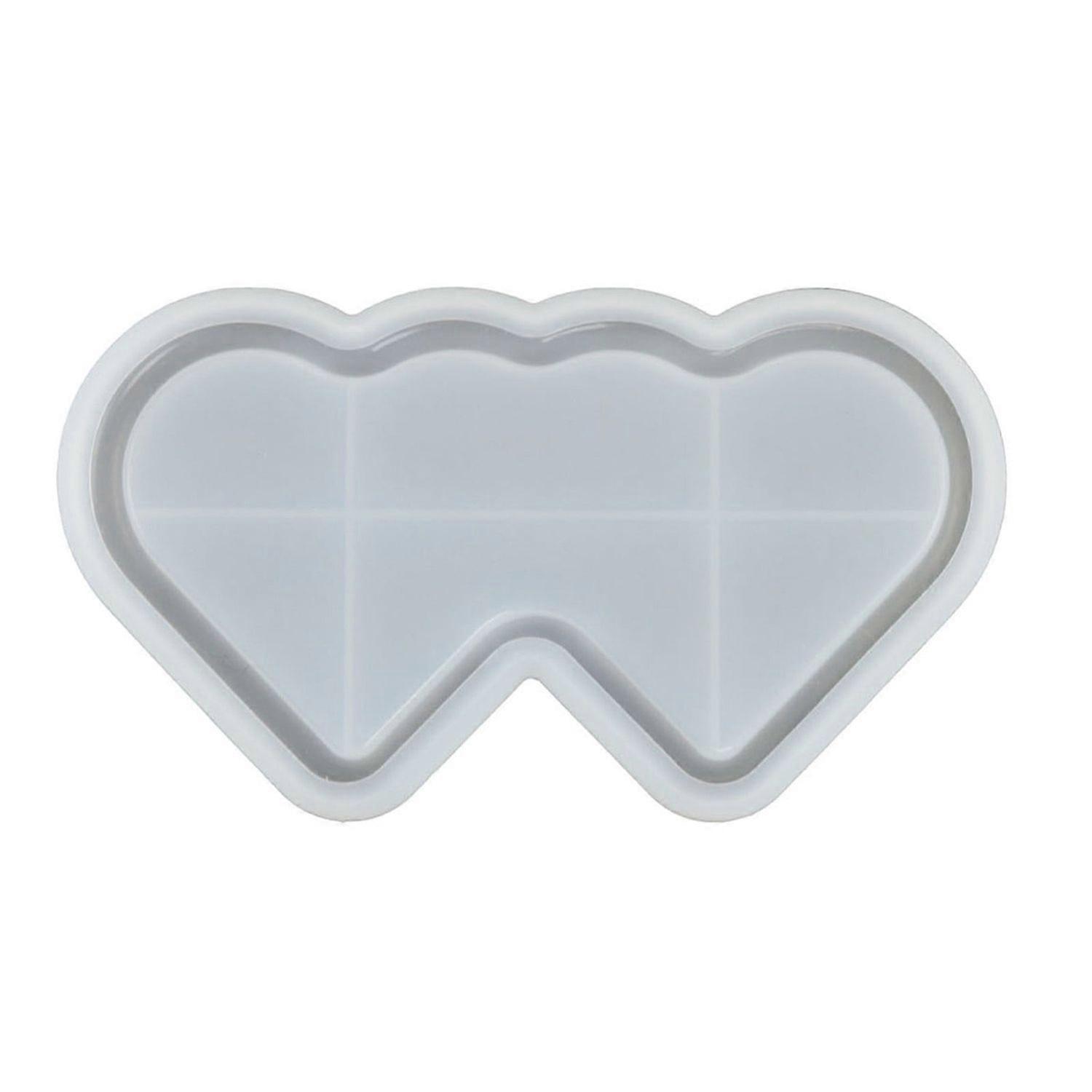 Epoxy Heart Tray Decoration Irregular Tray Silicone Mold