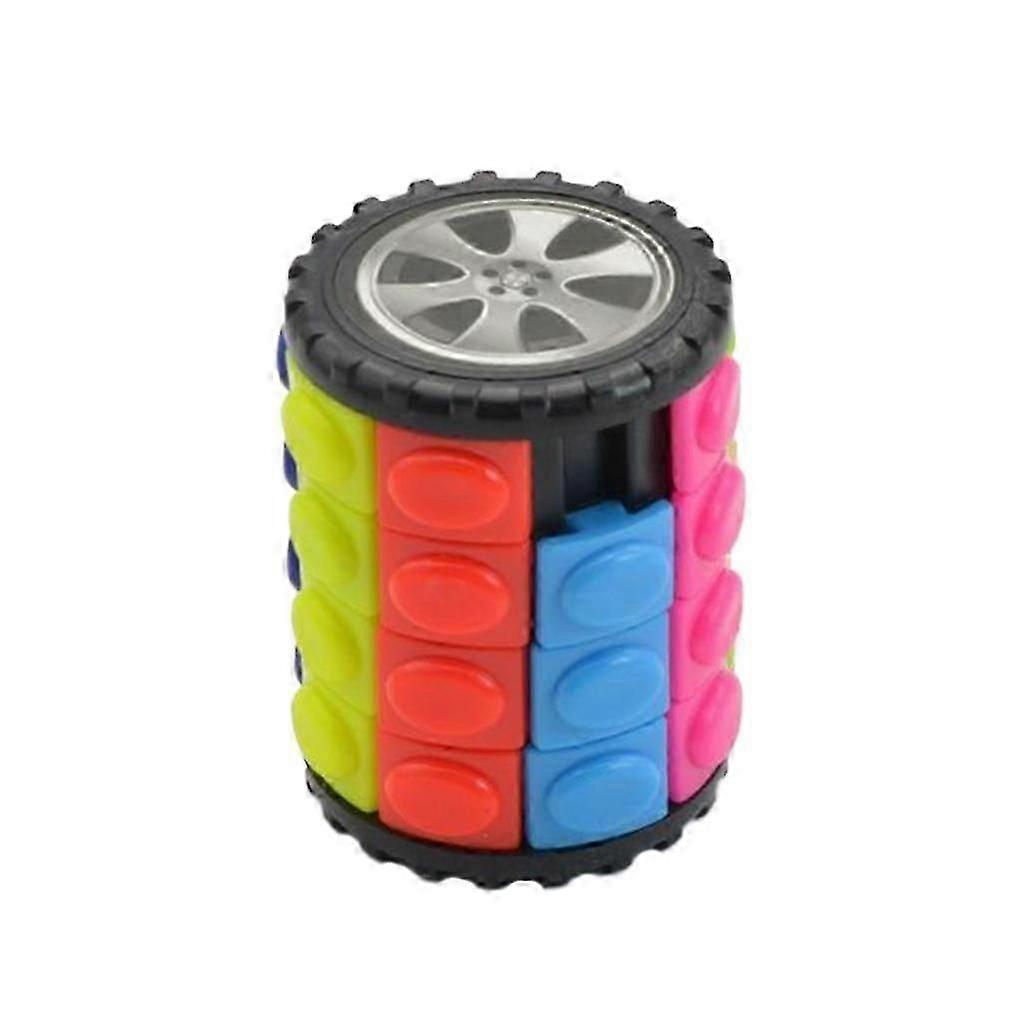 3D Cylinder Puzzle Set for Kids and Adults - Interactive Brain Challenge