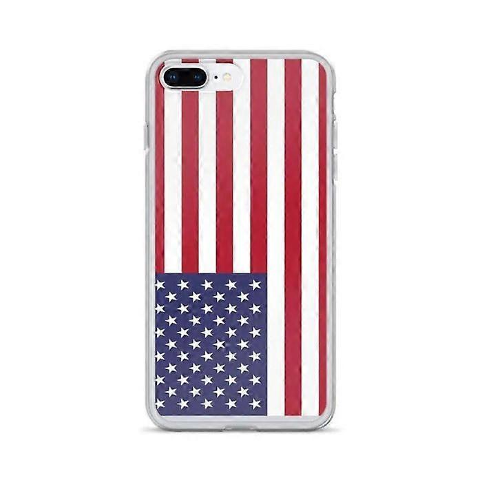 iPhone Case - United States Flag - iPhone 7 Plus - Flexible - Multicolored - Vertical