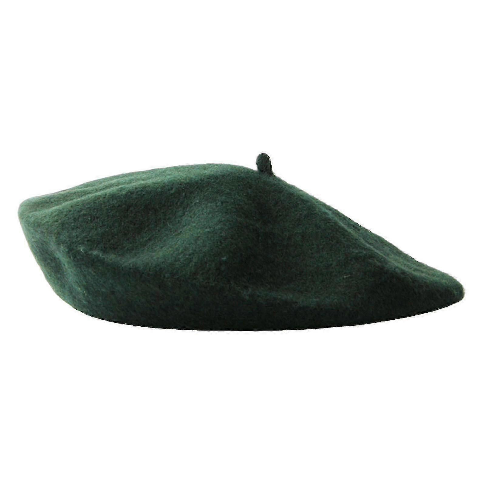 Beret Cap Retro Stain-resistant Plain Color Good Stretchy Fine Texture Dress Up Portable Classic Stretchable French Beret For Holiday-ZZY