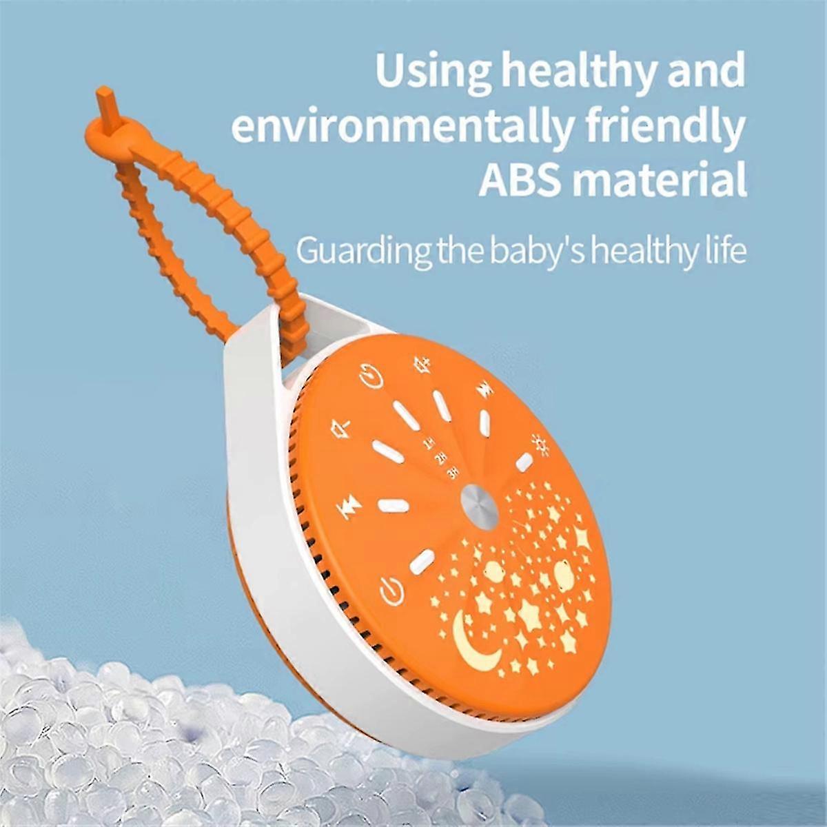 K6 Baby White Noise Machine USB Sleep Machine Baby Sleep Sound Player Night Light Timer Noise Player for Sleeping