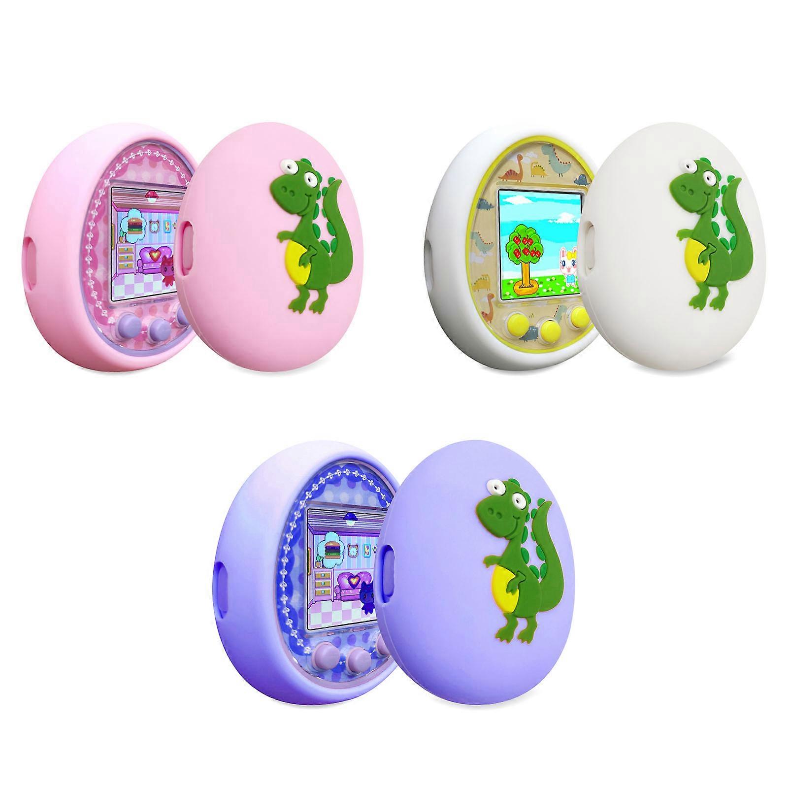 Silicone Protector Soft Waterproof Protective Cover for Case Kids Pet Machine for Case for Virtual Pet Game White