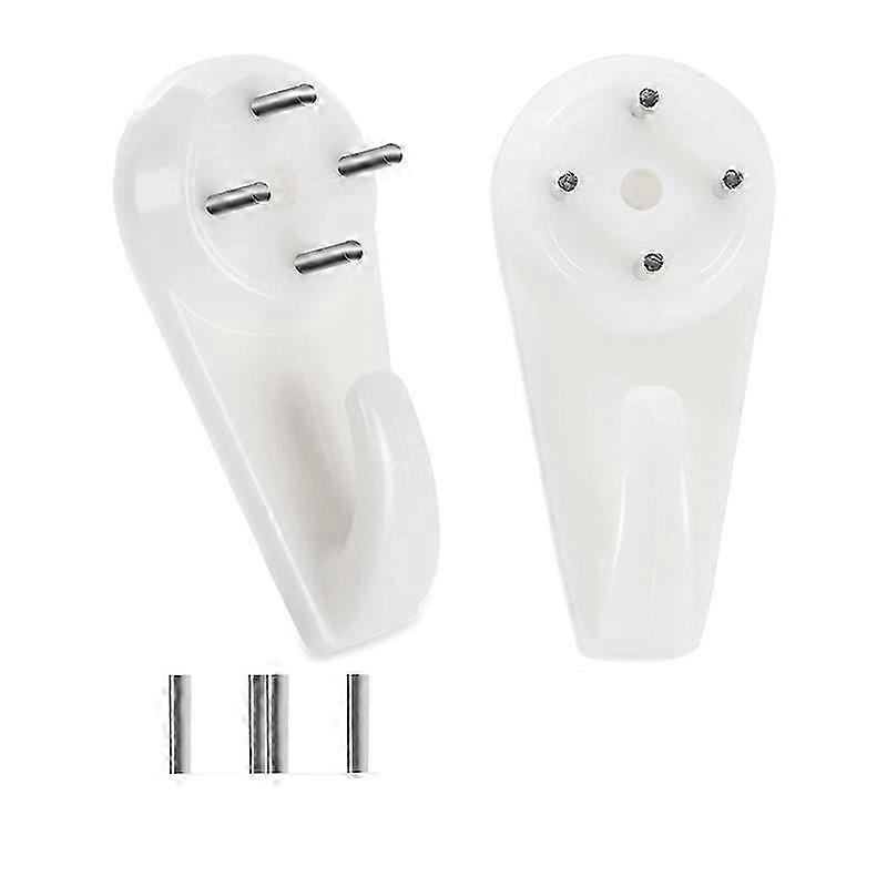 40 Picture Hangers, Concrete/Plaster/Hard Wall Hooks, for Hanging Pictures, Tapestries, Clocks and H