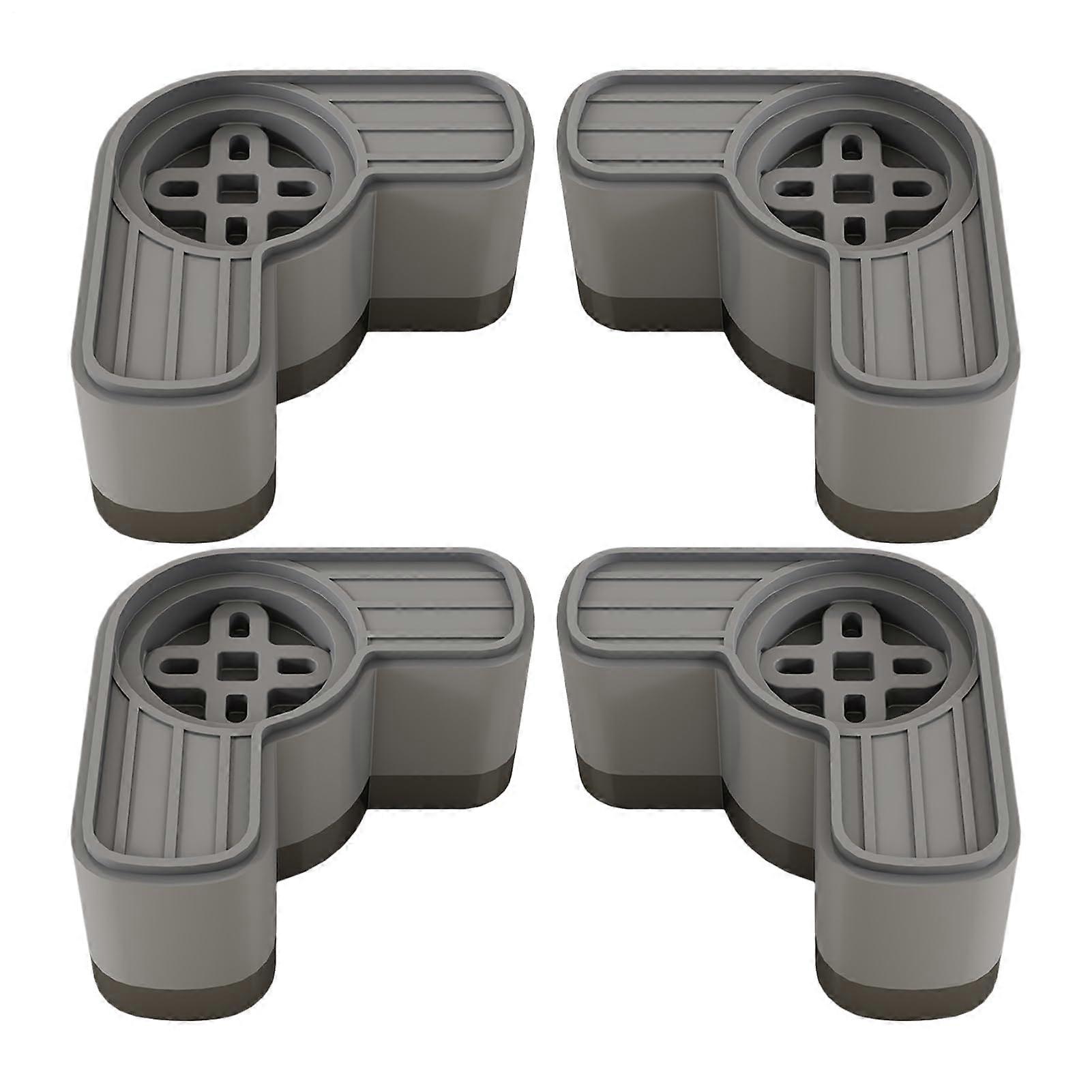 Anti Vibration Pads for Washing Machine - 4 Pack, 3.62 x 1.77 Inch Shock-Absorbing Stabilizers for Noise Reduction in Apartments