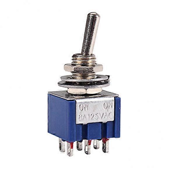 Premium 6-Pin Toggle Switch with Locking Feature