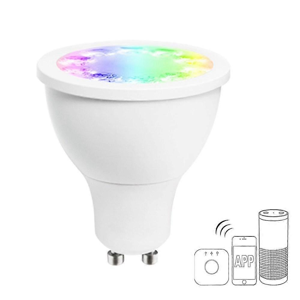 RGBW GU10 5W LED Spotlight Bulb, AC110-240V, Suitable for Use with Smart Home Devices