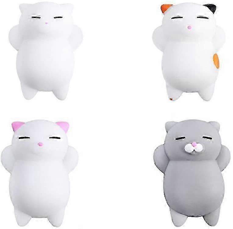 Mini Cat Stress Relief Squeeze Toys - Anti-Stress Squishies for Cats to Help Reduce Anxiety