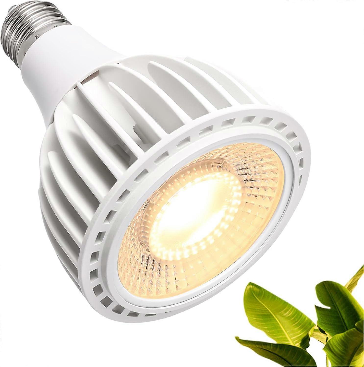 24W 3000K LED plant growth light, high PPFD, E27 interface, suitable for sowing and planting