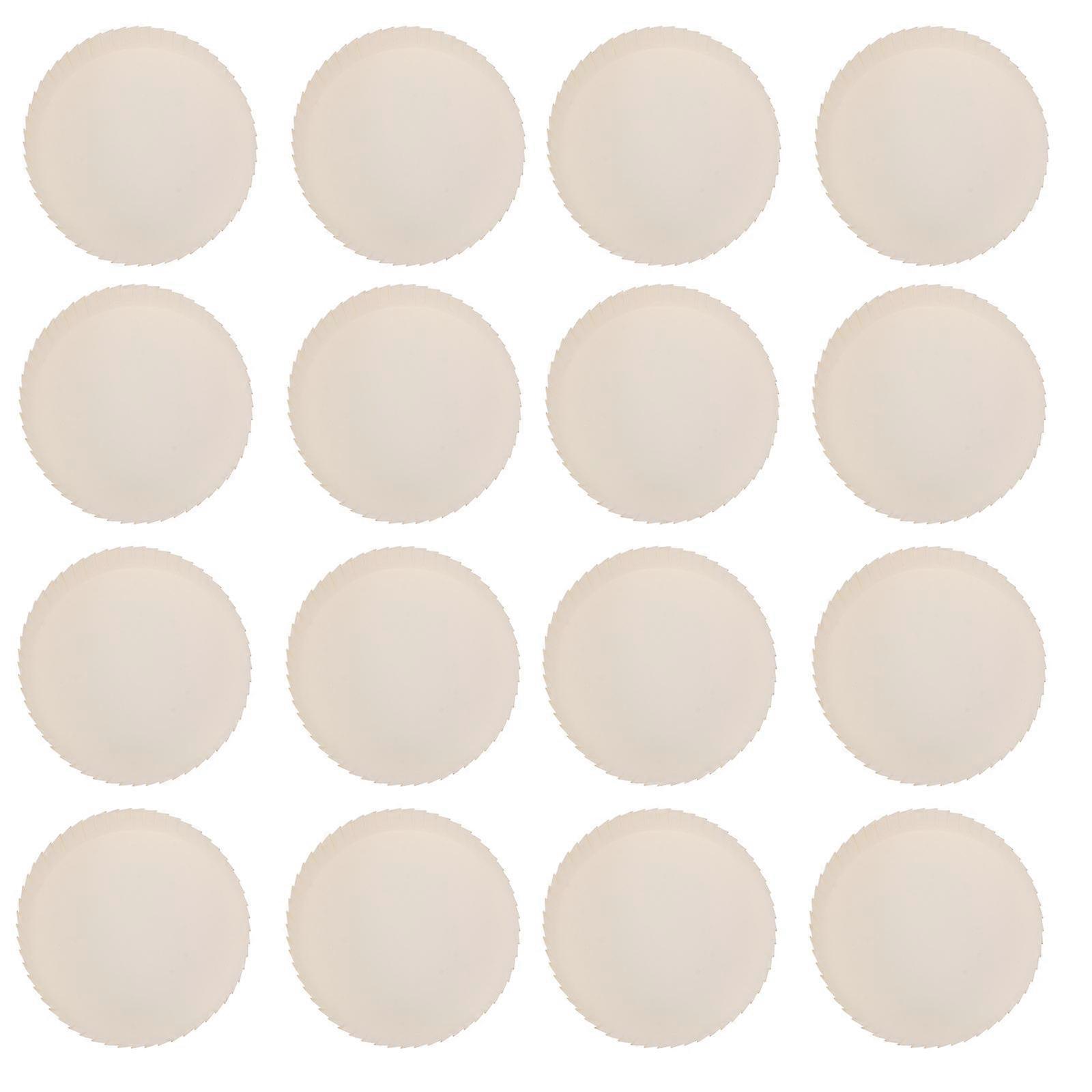 Disposable Paper Cup Lids 100Pcs White Versatile Usage for Home Use