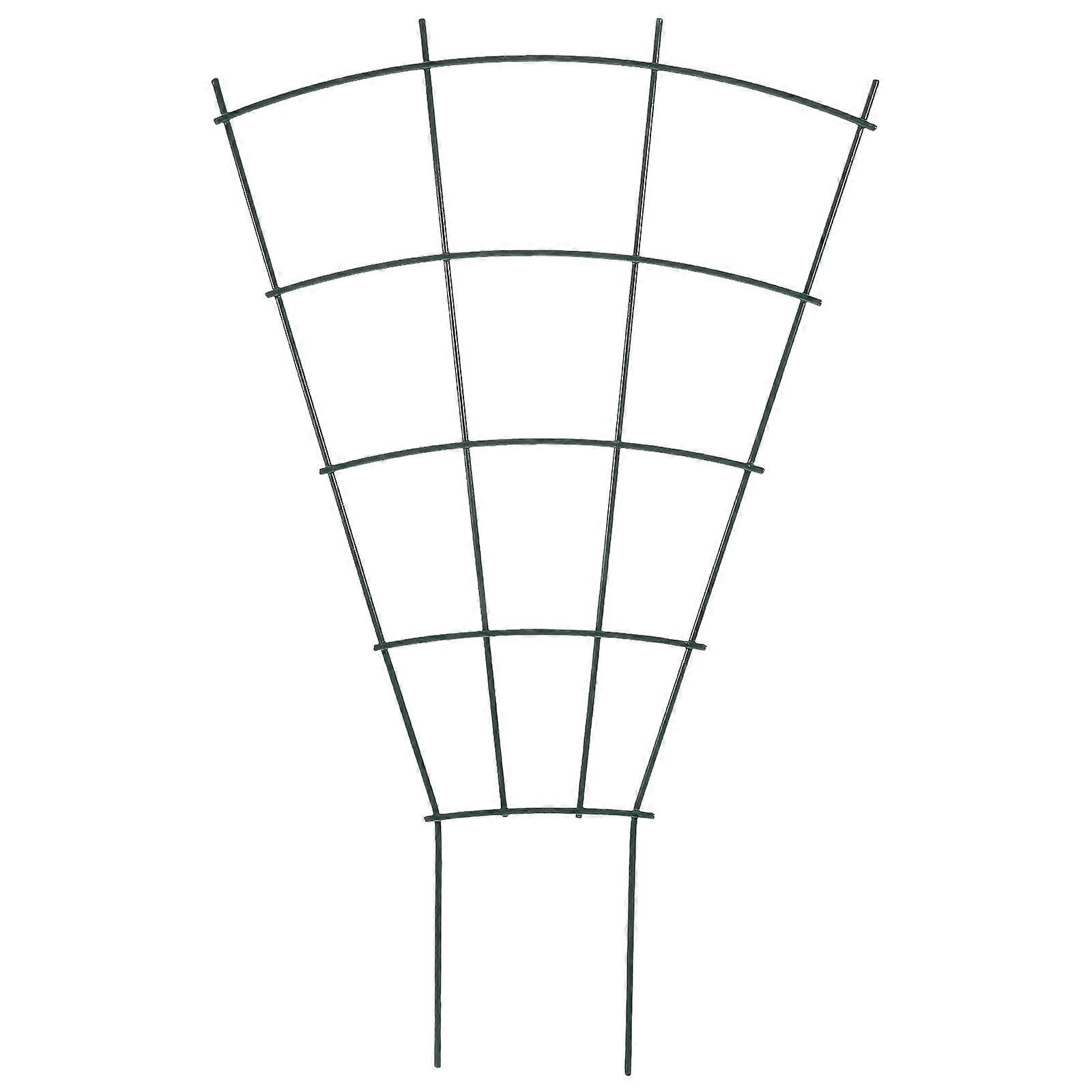 Metal Plant Trellis for Outdoor Vines – Weather Resistant Climbing Support Rack for Roses, Peas, and Morning Glories – Smooth Polished Surface, Easy