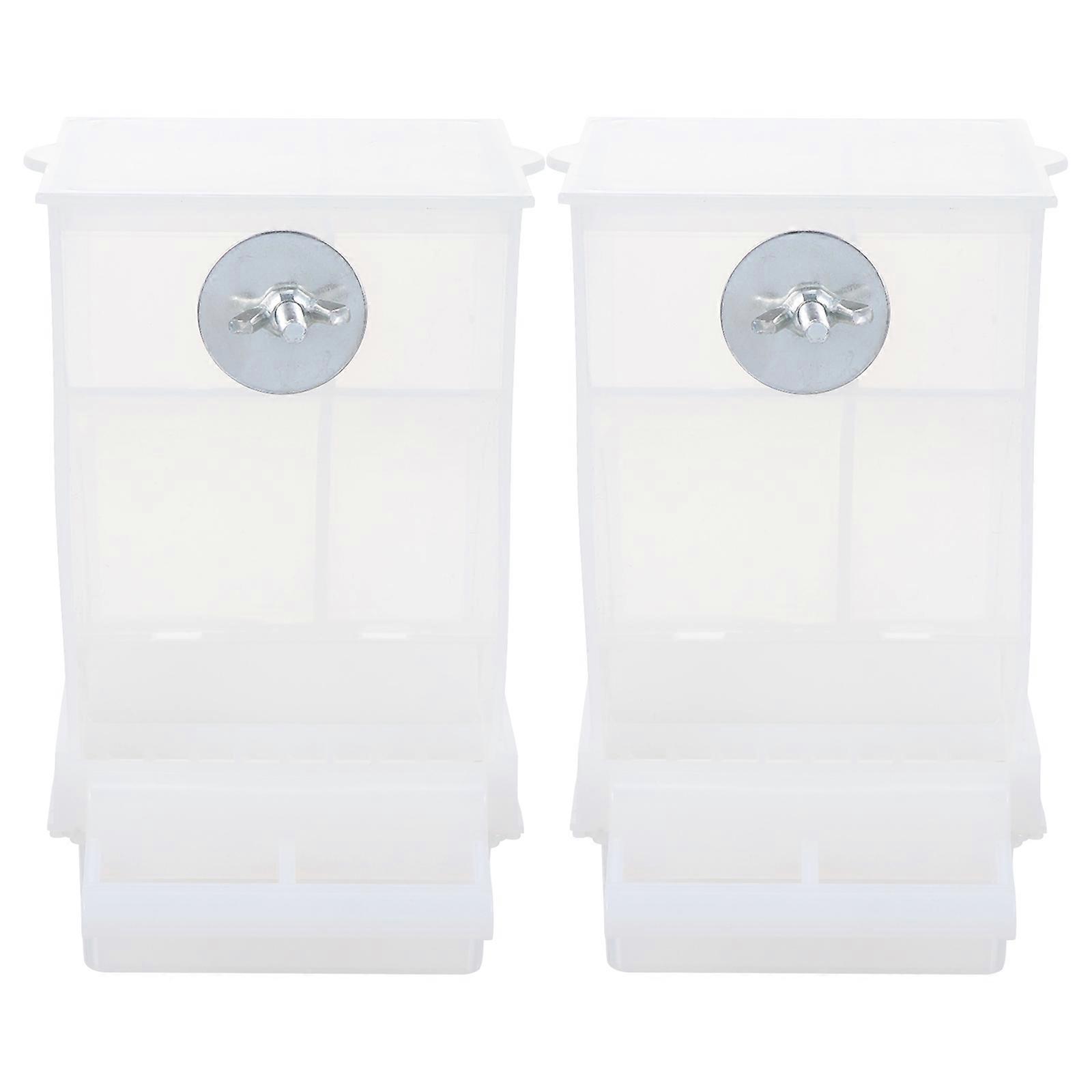 Convenient Bird Food Dispenser, Designed for Easy Refill and Waste Management