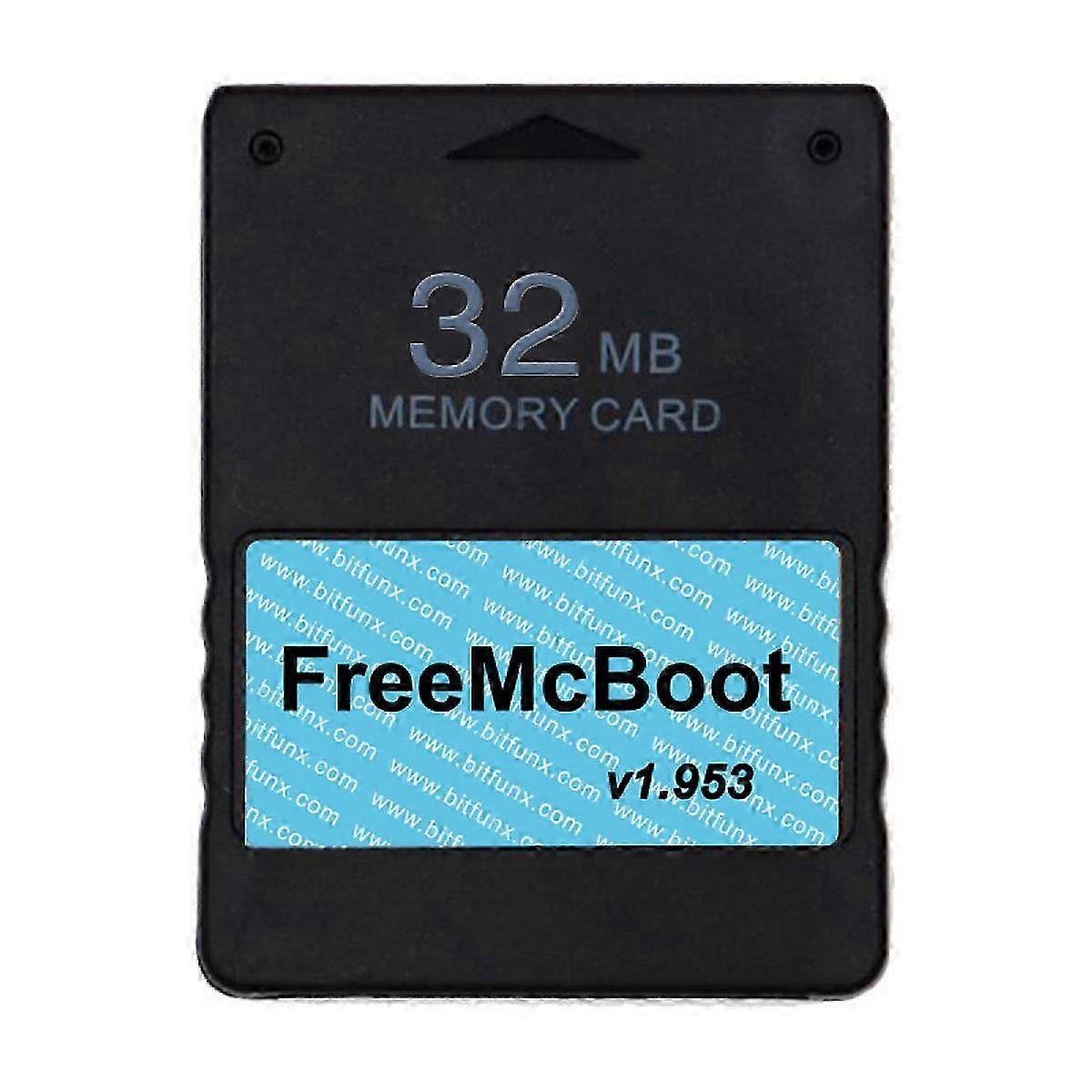 PS2 Memory Card, Free McBoot FMCB, 32MB Archive Card 2025