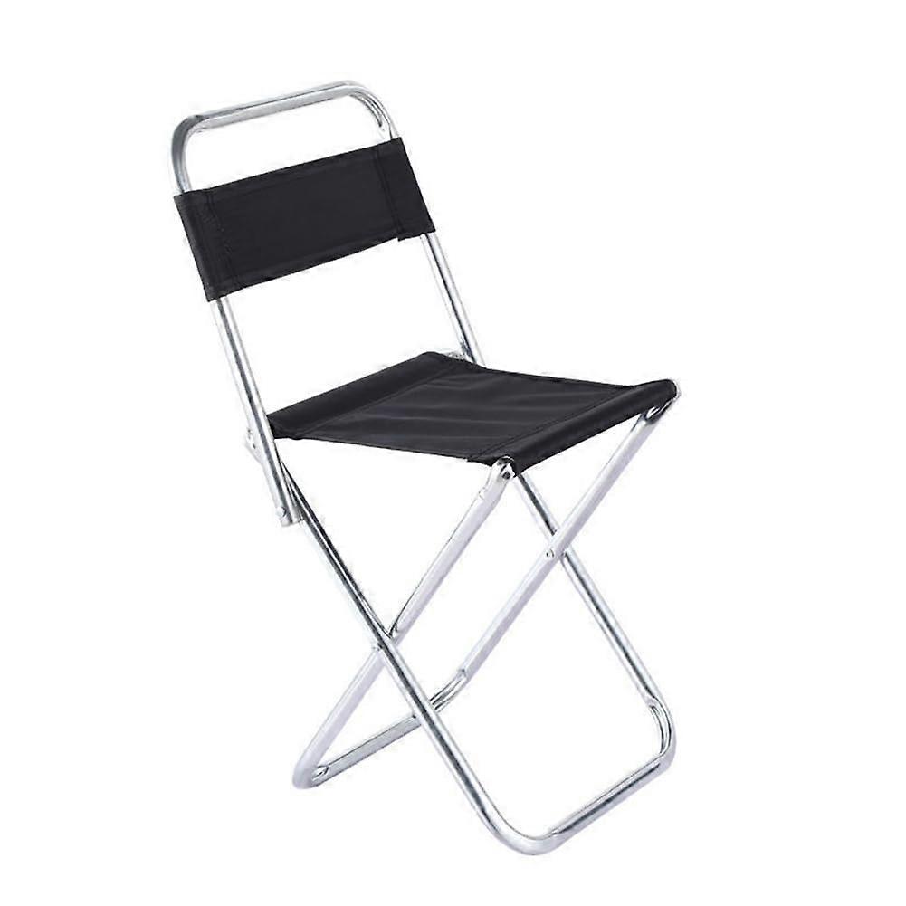 Portable Folding Chair Made of Stainless Steel for Outdoor Use with Backrest Lightweight, Easy to Carry for Camping, Fishing Ref: 2761