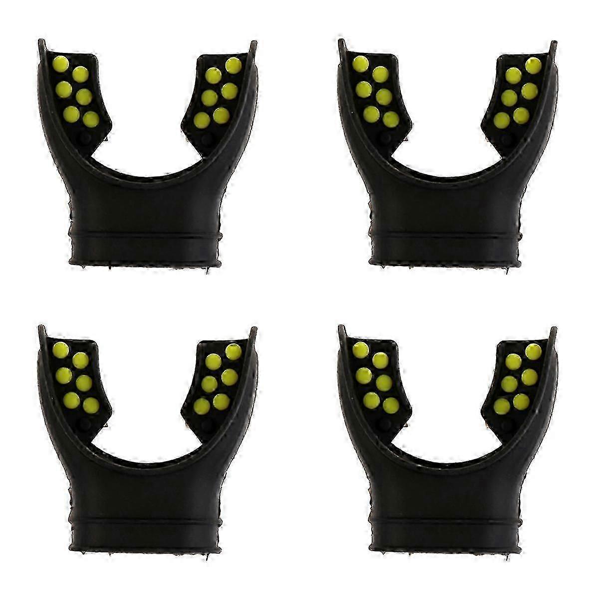 4X Snorkel Mouthpiece Regulator Diving Mouthpiece Universal Accessory Replacement Scuba Silicone Re