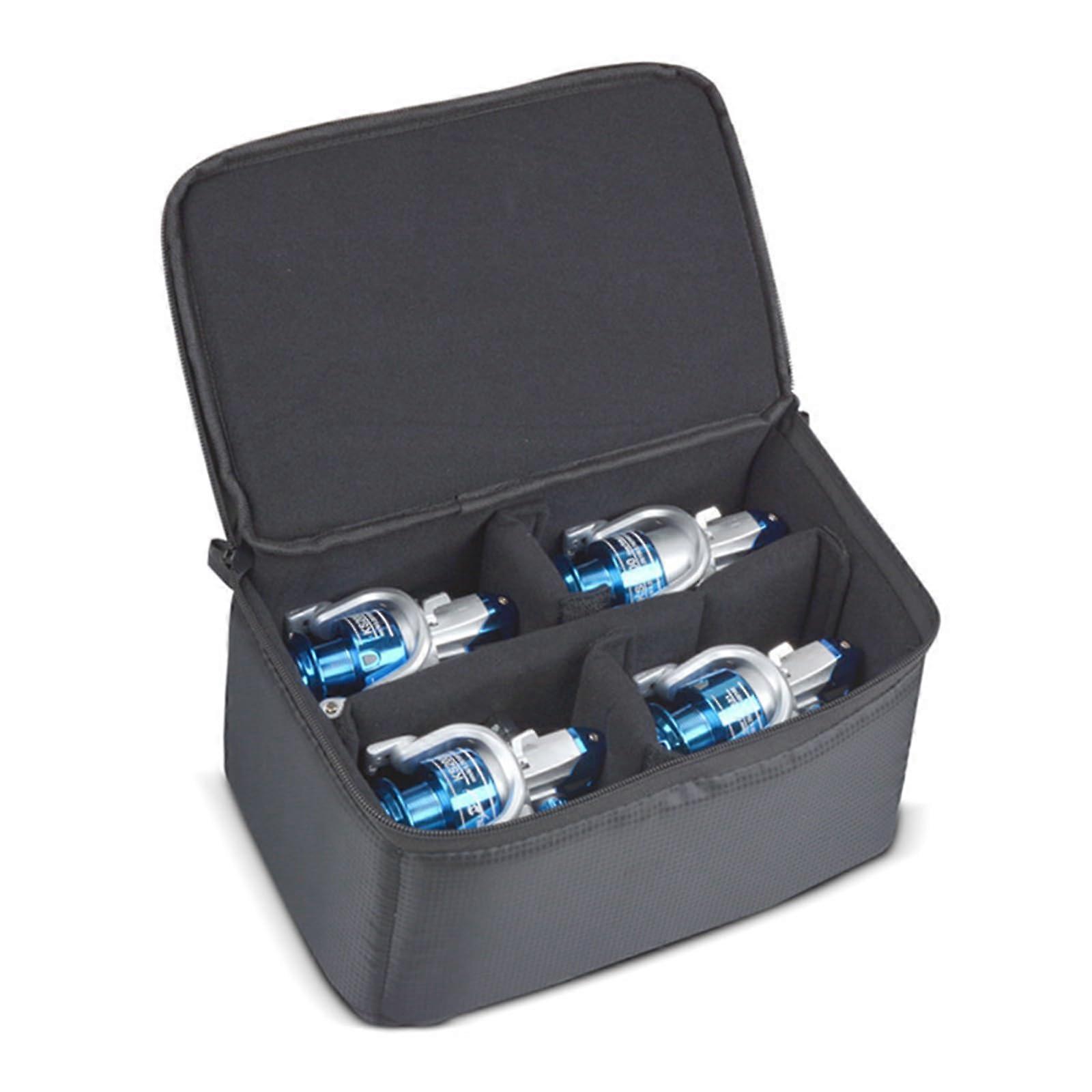 storage bags, internal partition, spool, bag, splashproof, fishing accessories, protective cover, portable, 4 sizes optional