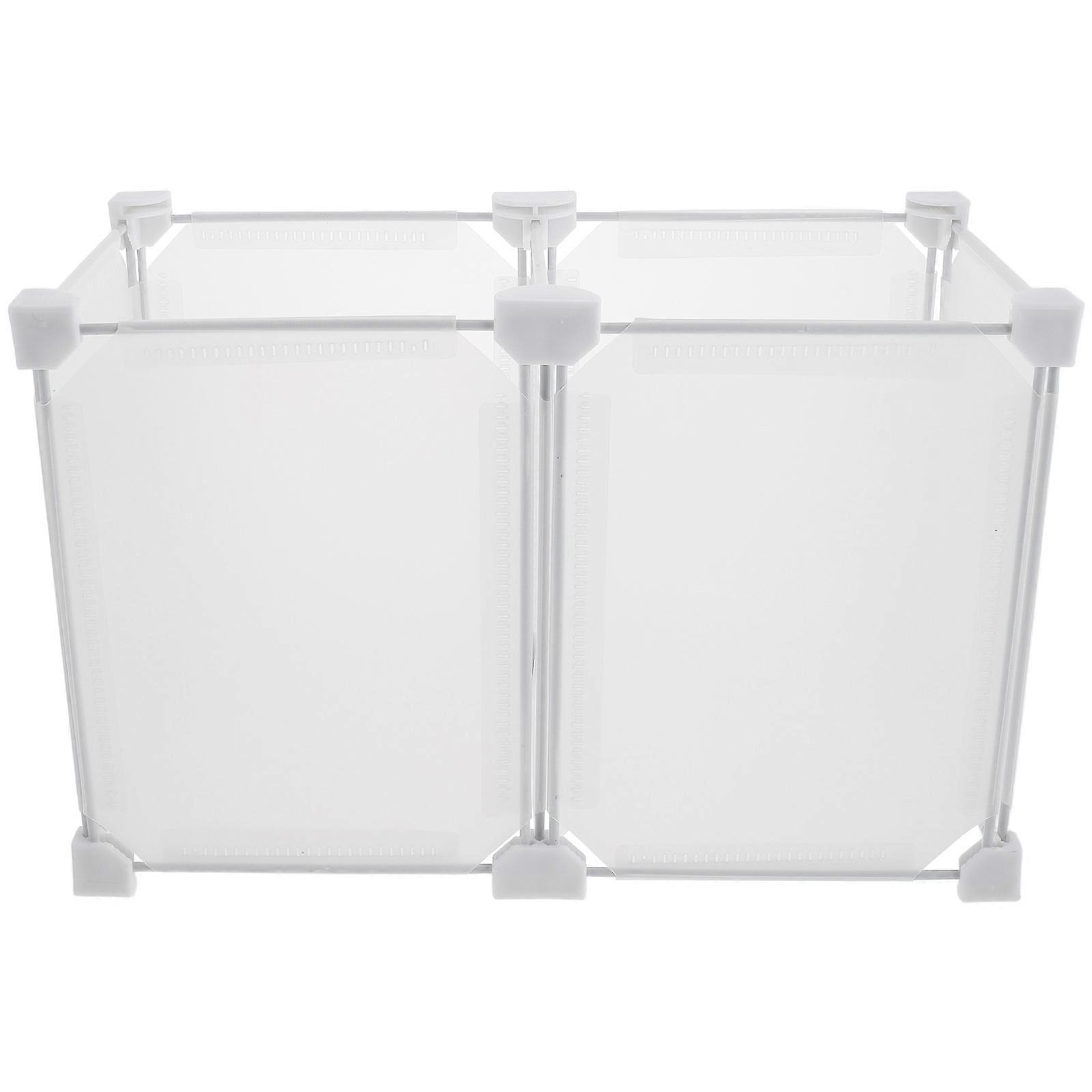 Freezer Storage Organizer Durable Plastic Partition Shelf for Refrigerators, Cabinets, Closets, and Multi Purpose Stair Storage Baskets