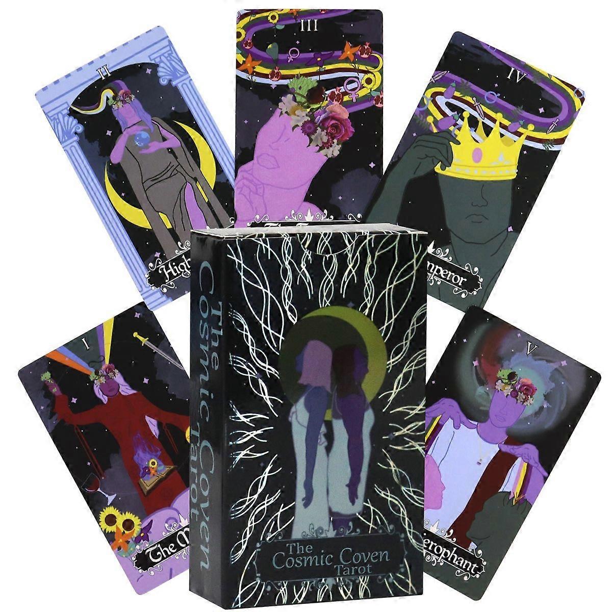 Cosmic Tarot Deck: Divination Cards for Intuitive Readings