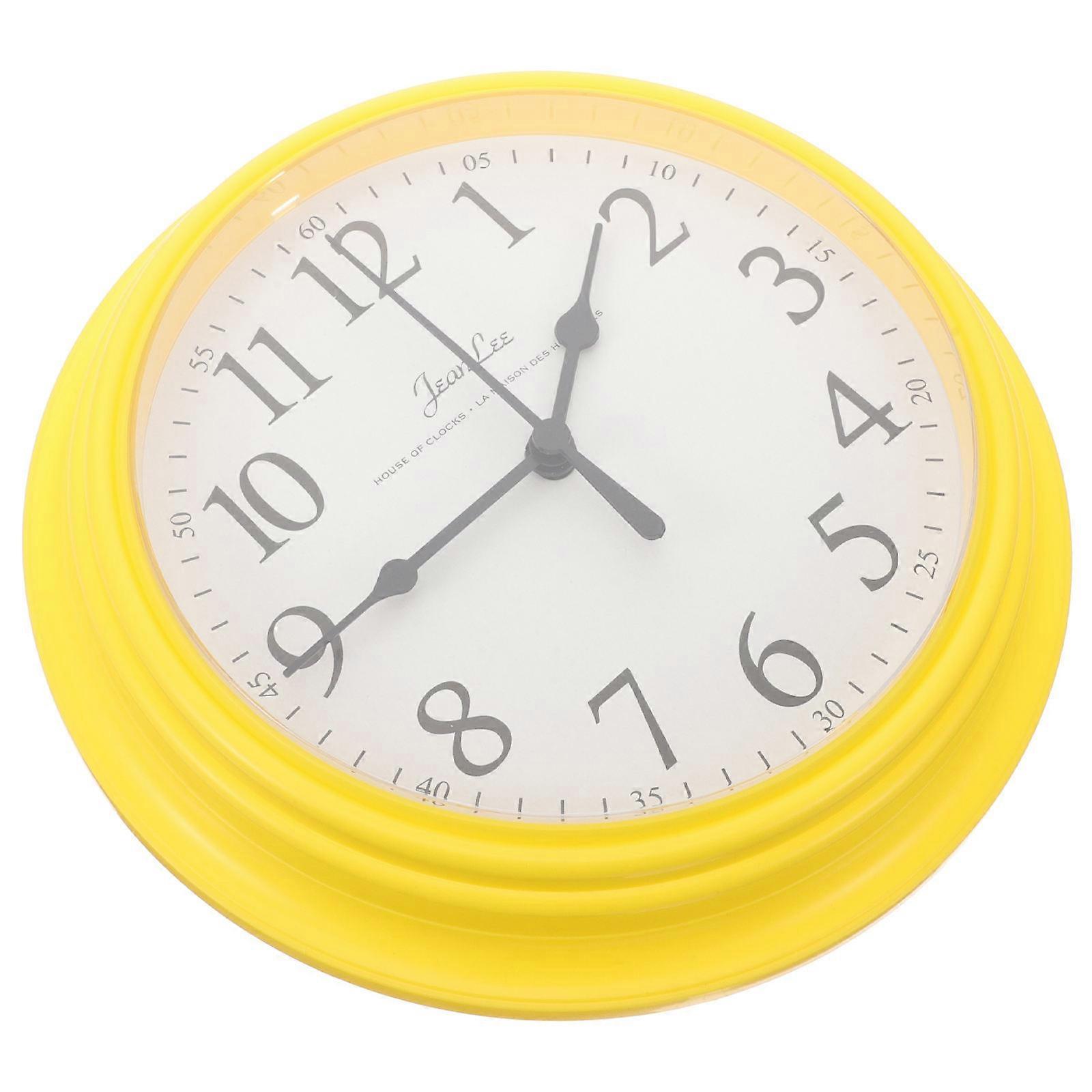 壁掛け式サイレントラウンドクロックシンプルなデザインバッテリー式壁の装飾リビングルーム寝室の新築祝いのプレゼント