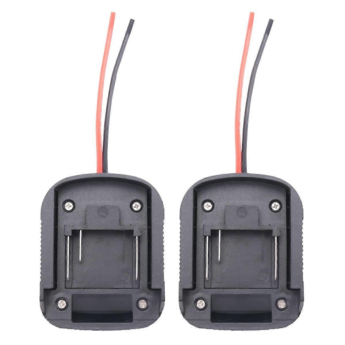 2Pc Battery Adapter for 18V Lithium Battery Power Tool Connector Adapter Dock Holder for Power Tool