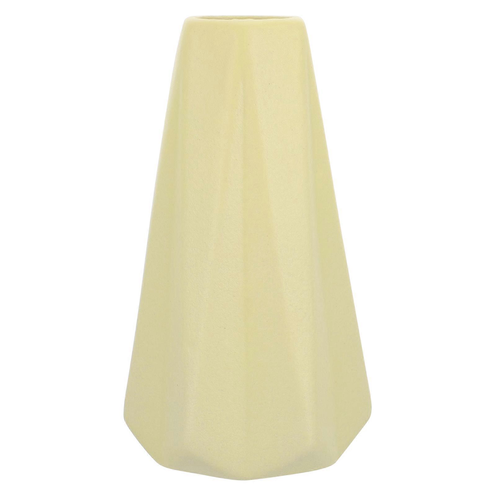 Dining Table Flower Vase Ceramic Flower Pot Home Decor Square Shape 10X10CM 1Set