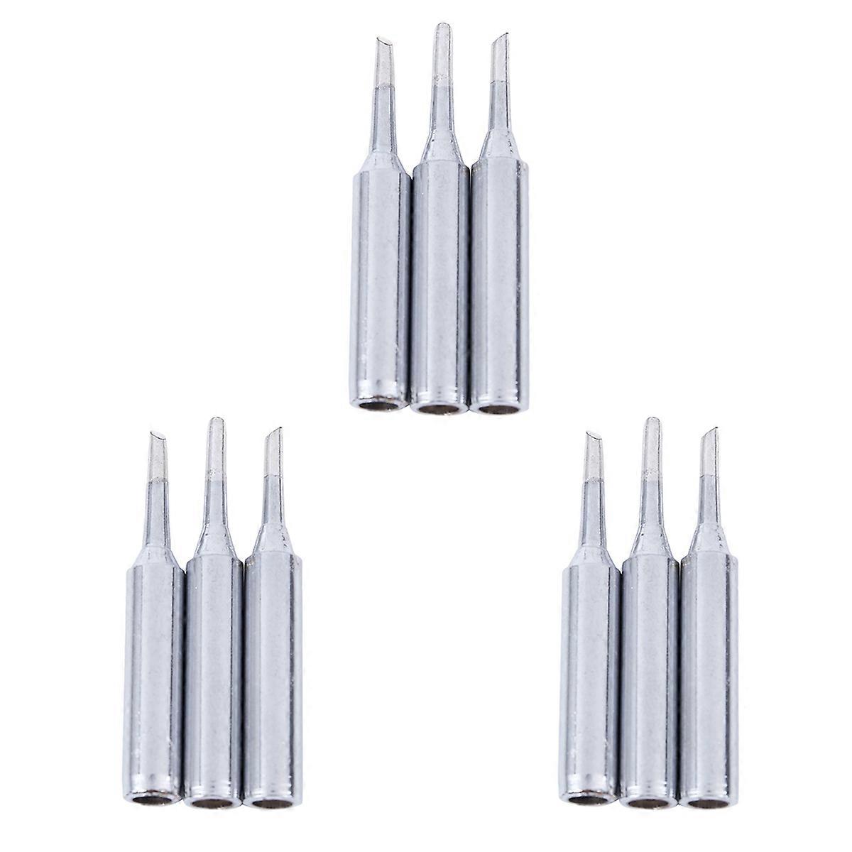 3Pcs 900M-T-2C 60W 2mm Width Bevel Soldering Solder Iron Tip 43 x 6mm